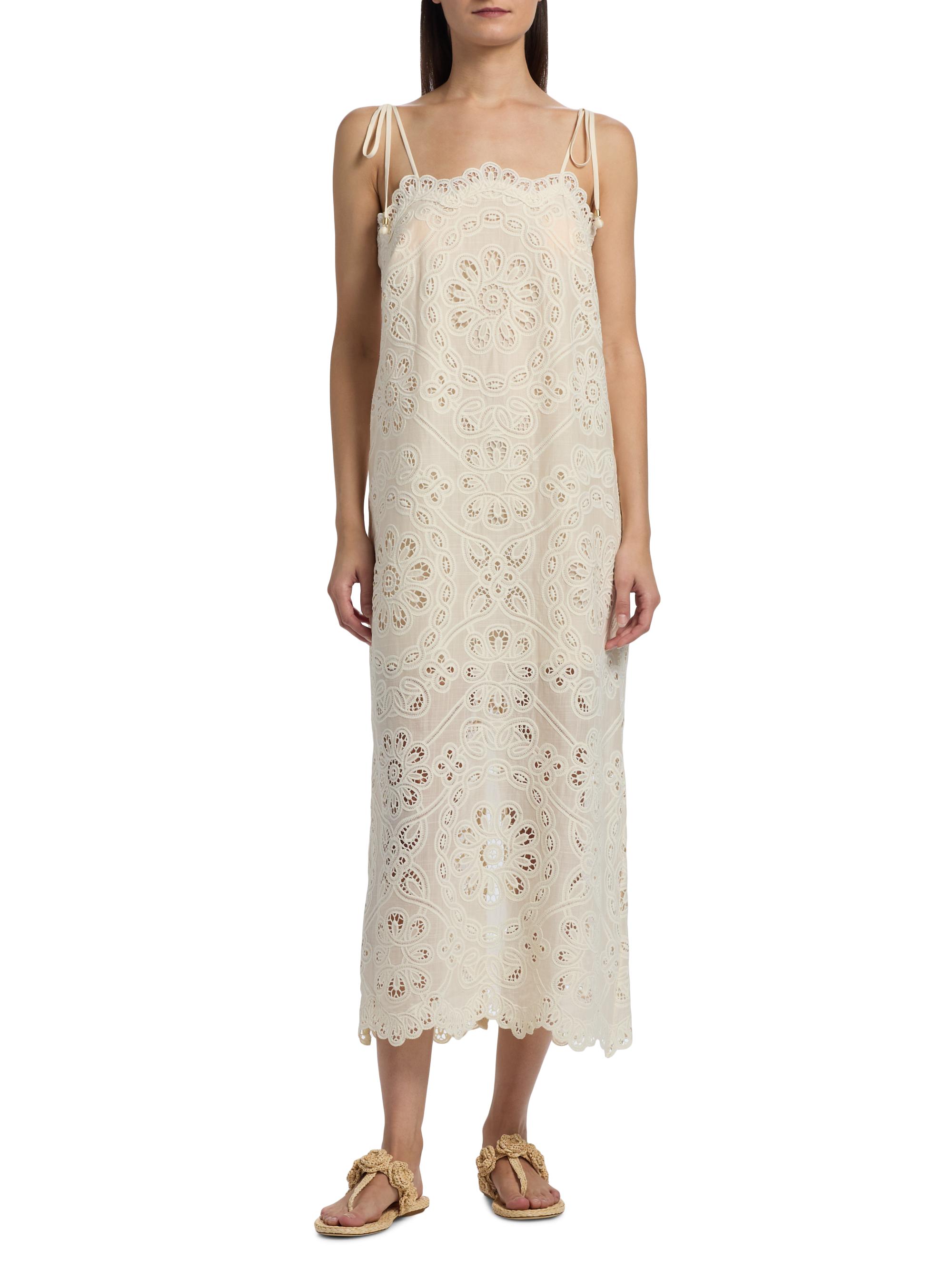 rhiannon embroidered midi dress Rhiannon Embroidered Midi Dress main image 1