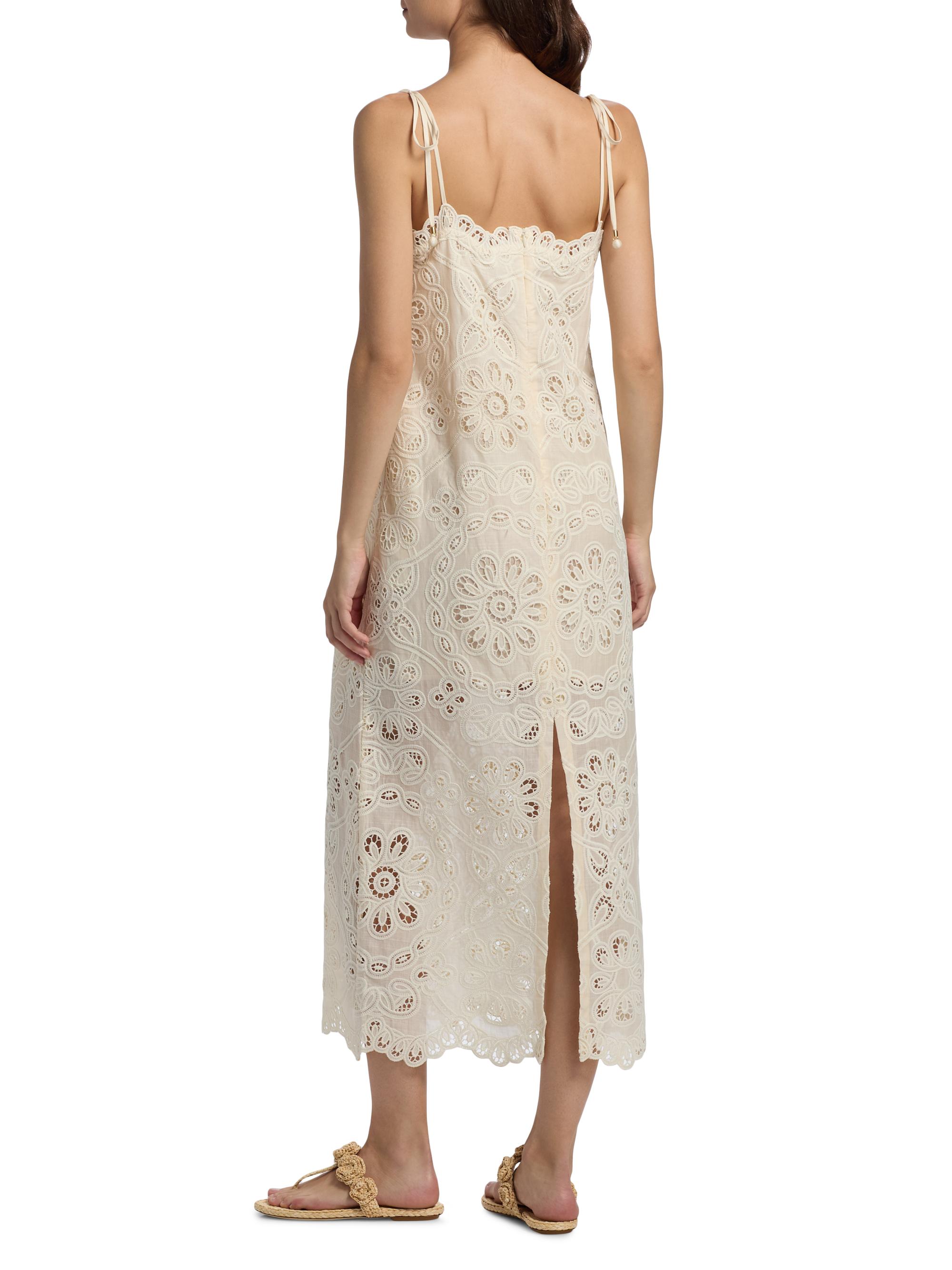 blush lace dress wedding Pretty Lace Blush Pink Tea Length Illusion Neck Wedding Dress, White