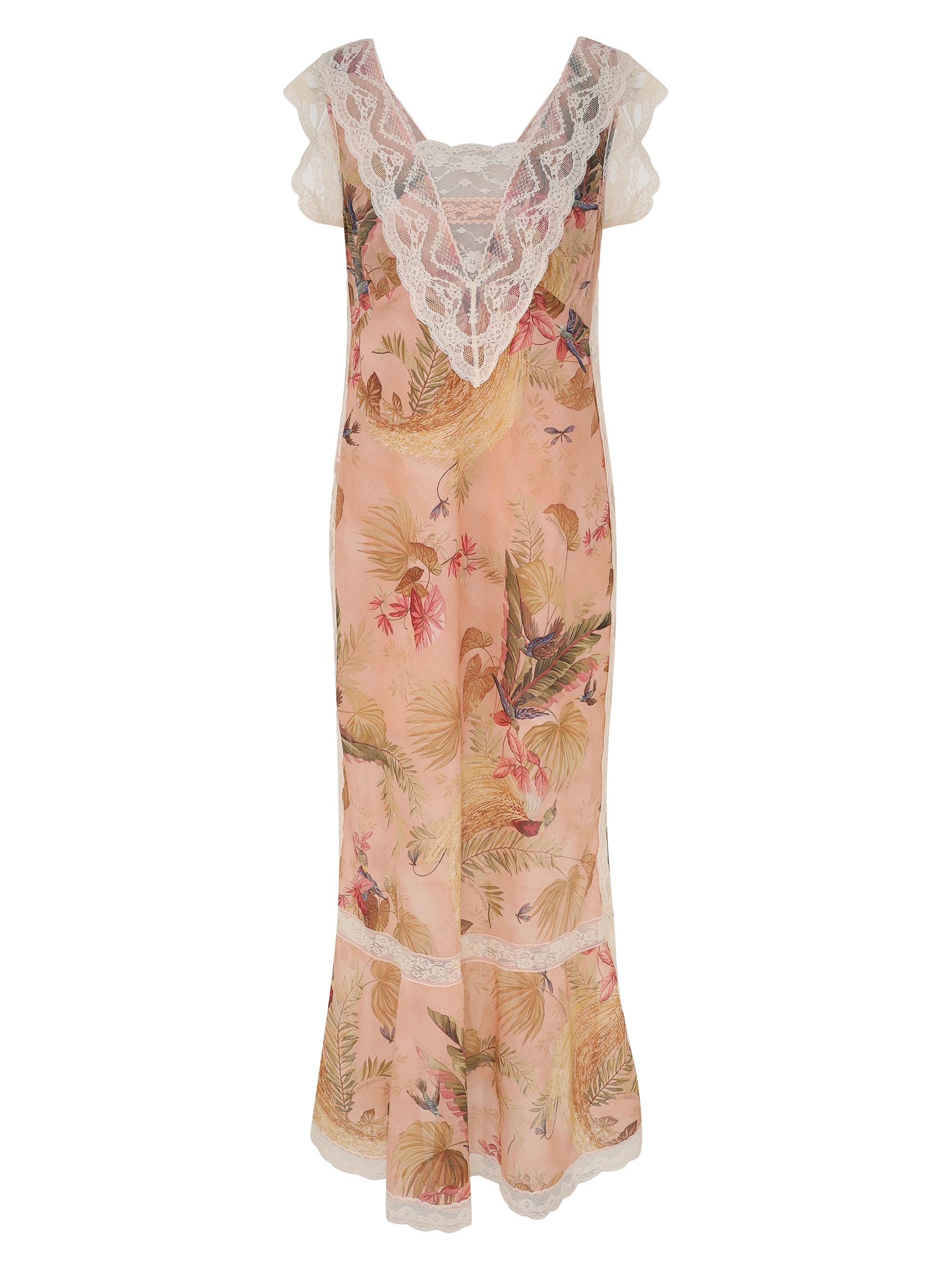 Zimmermann Halliday Lace Slip Maxi Dress | Saks Fifth Avenue