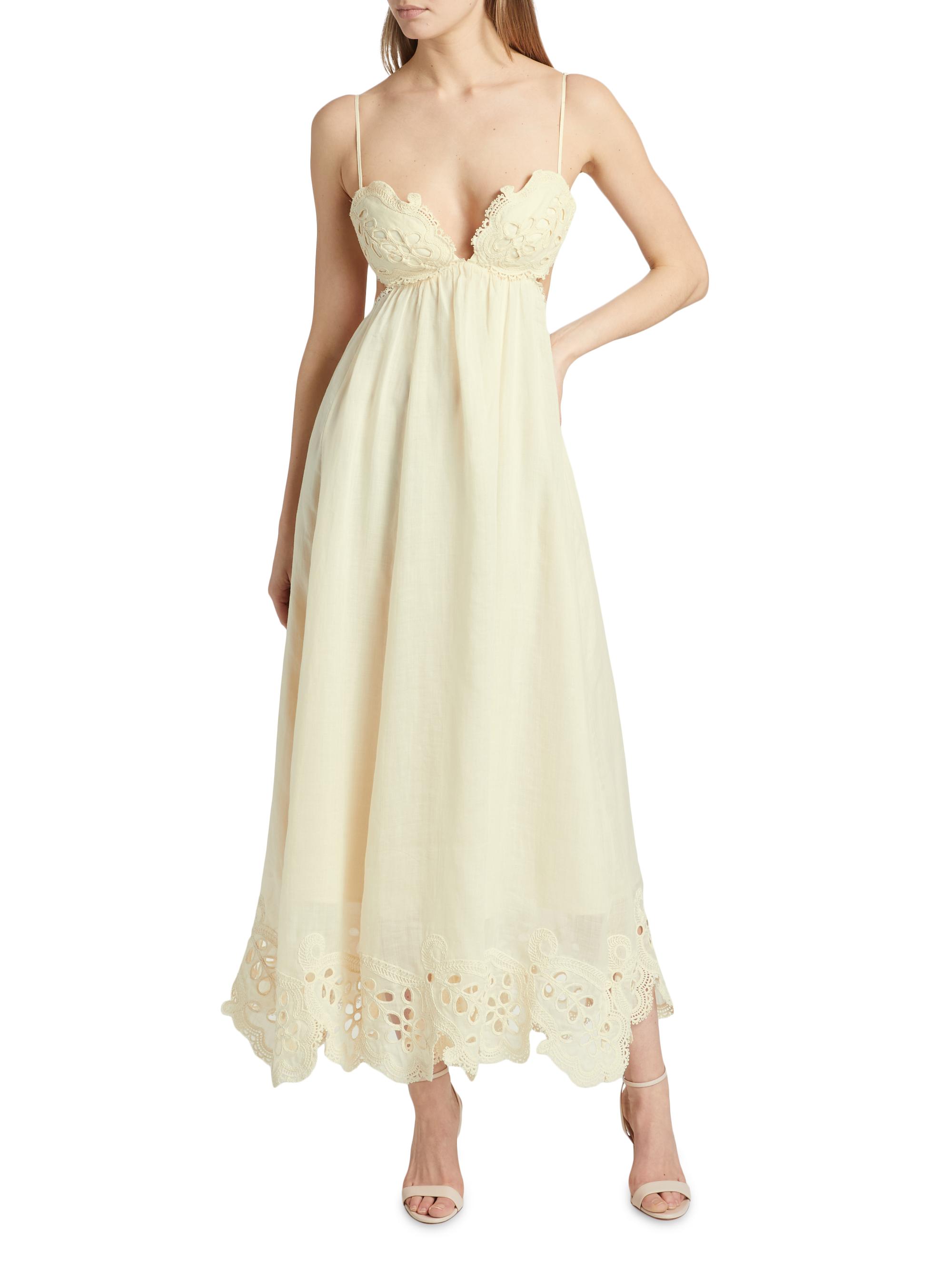 Zimmermann Coco Embroidered Maxi Dress | Saks Fifth Avenue