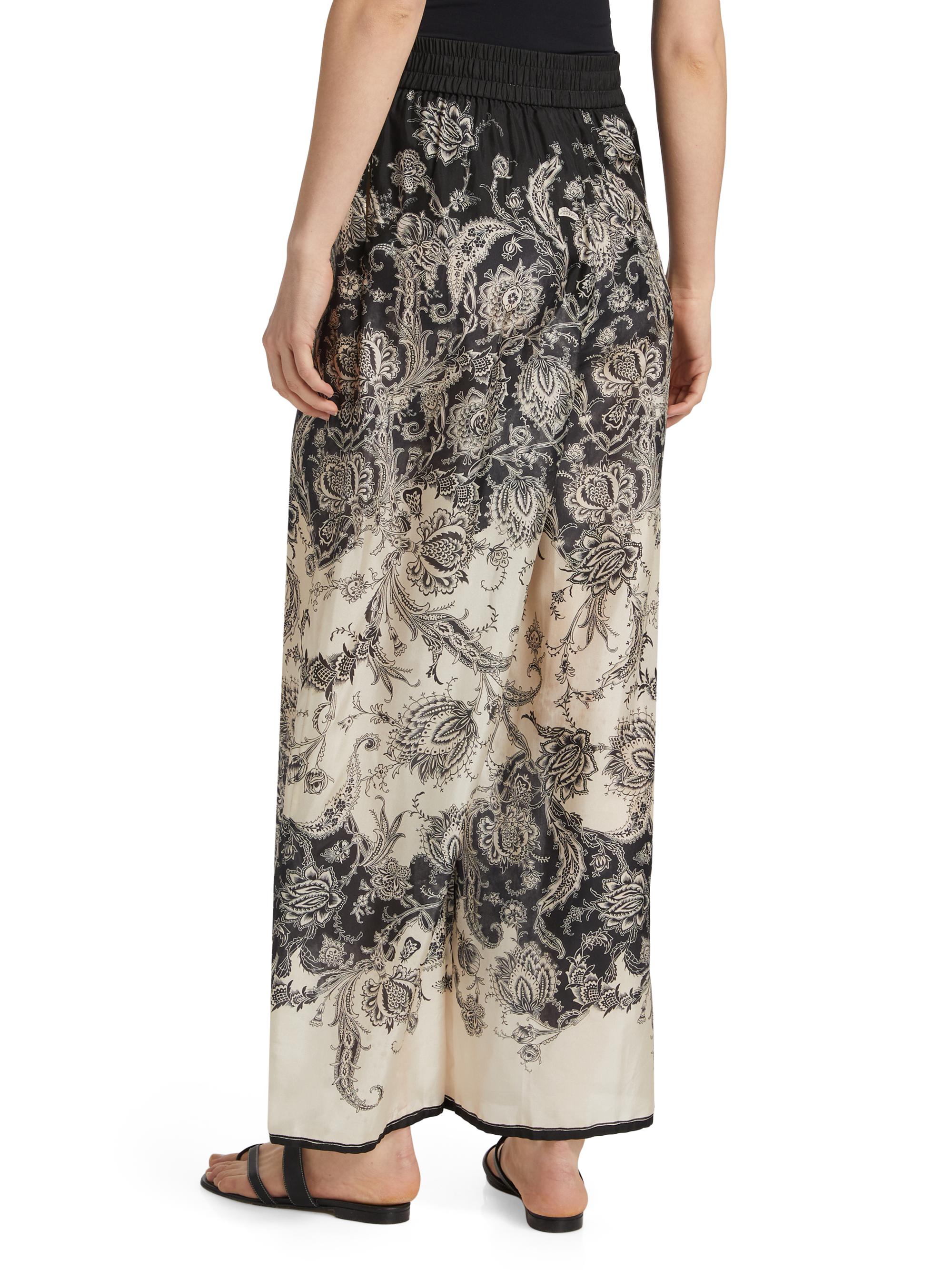 Zimmermann Rhiannon Silk Relaxed Pants | Saks Fifth Avenue