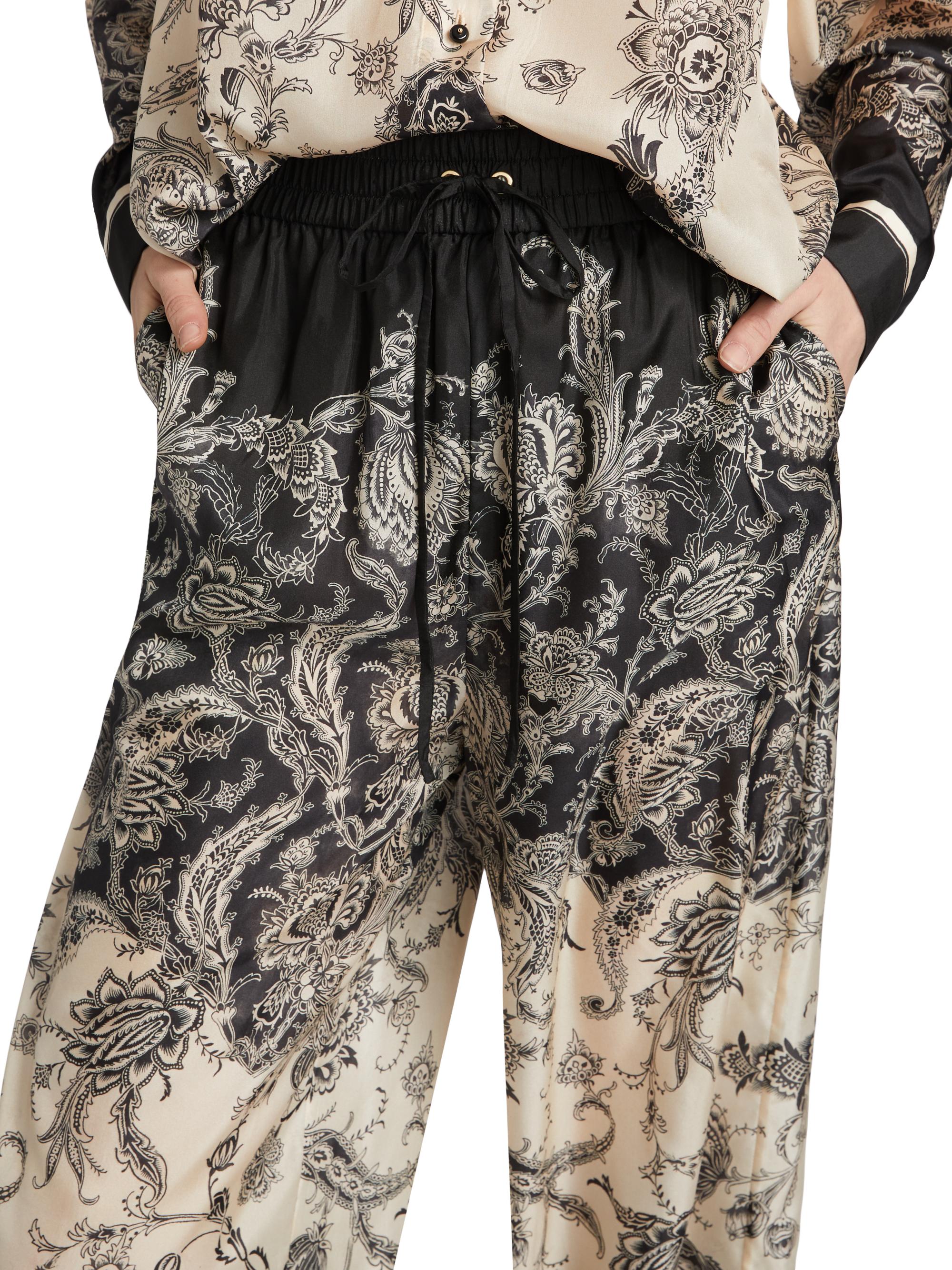 Zimmermann Rhiannon Silk Relaxed Pants | Saks Fifth Avenue