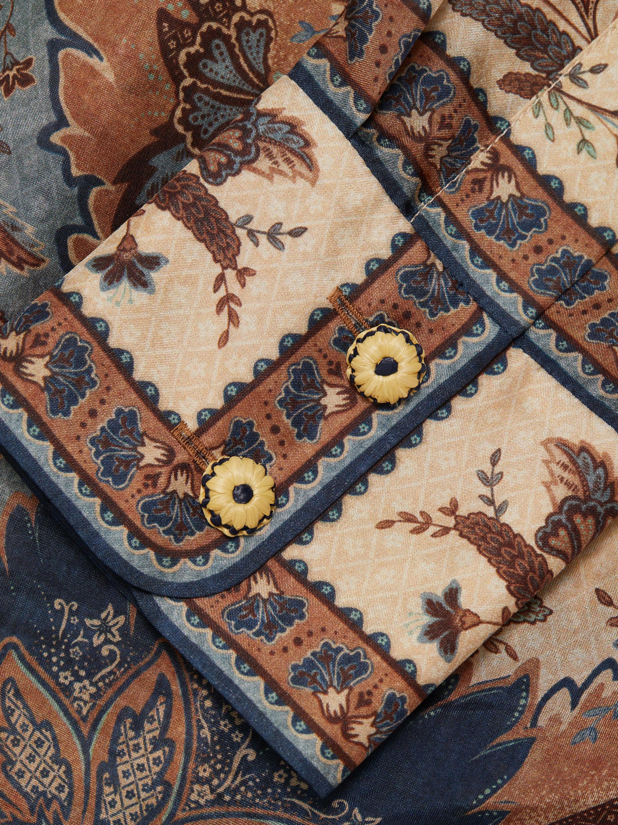 Zimmermann Ascension Silk Western Shirt | Saks Fifth Avenue