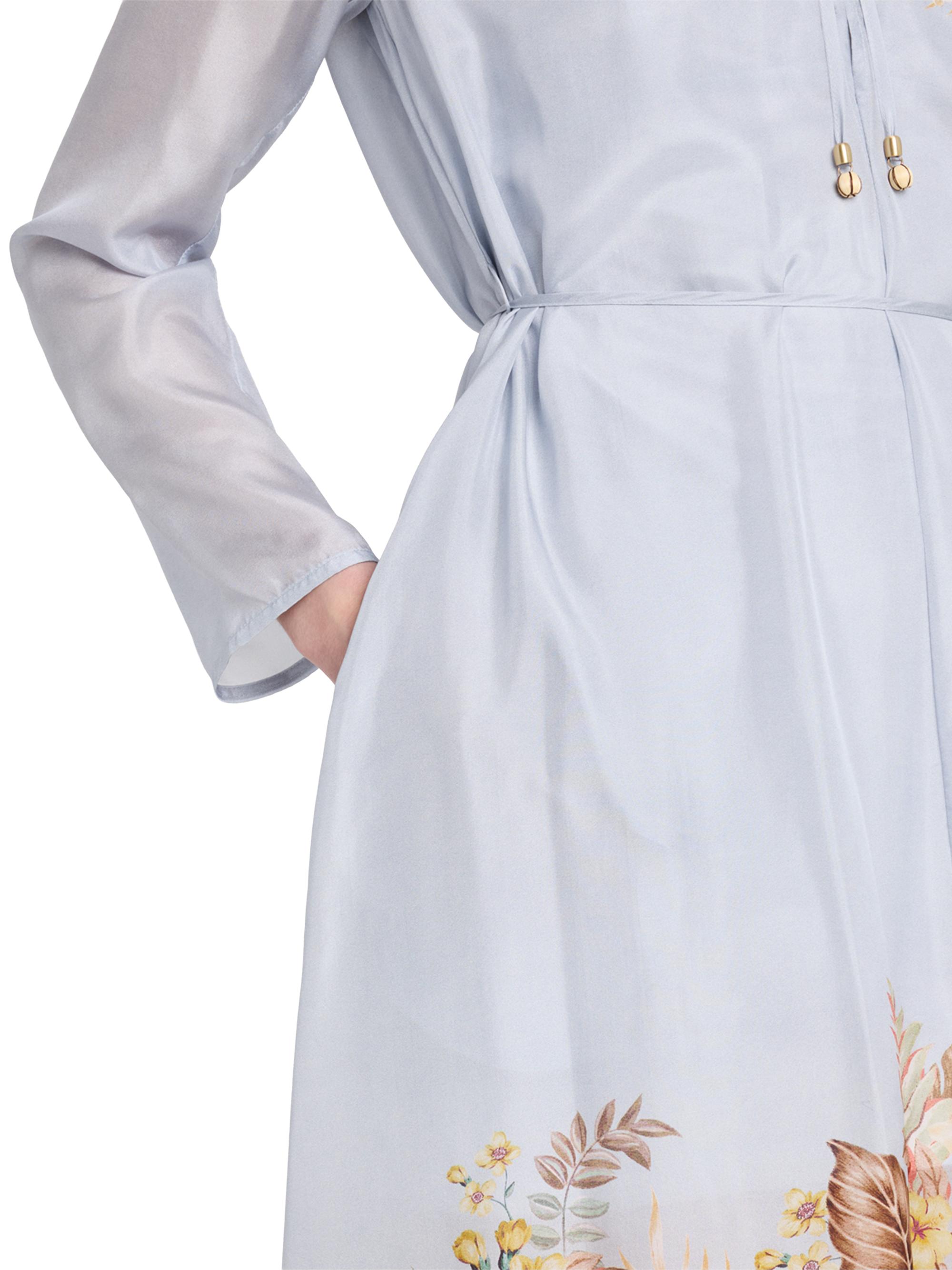 coco embroidered dress zimmermann Zimmermann Coco Embroidered Denim Dress – Balardi main image 1