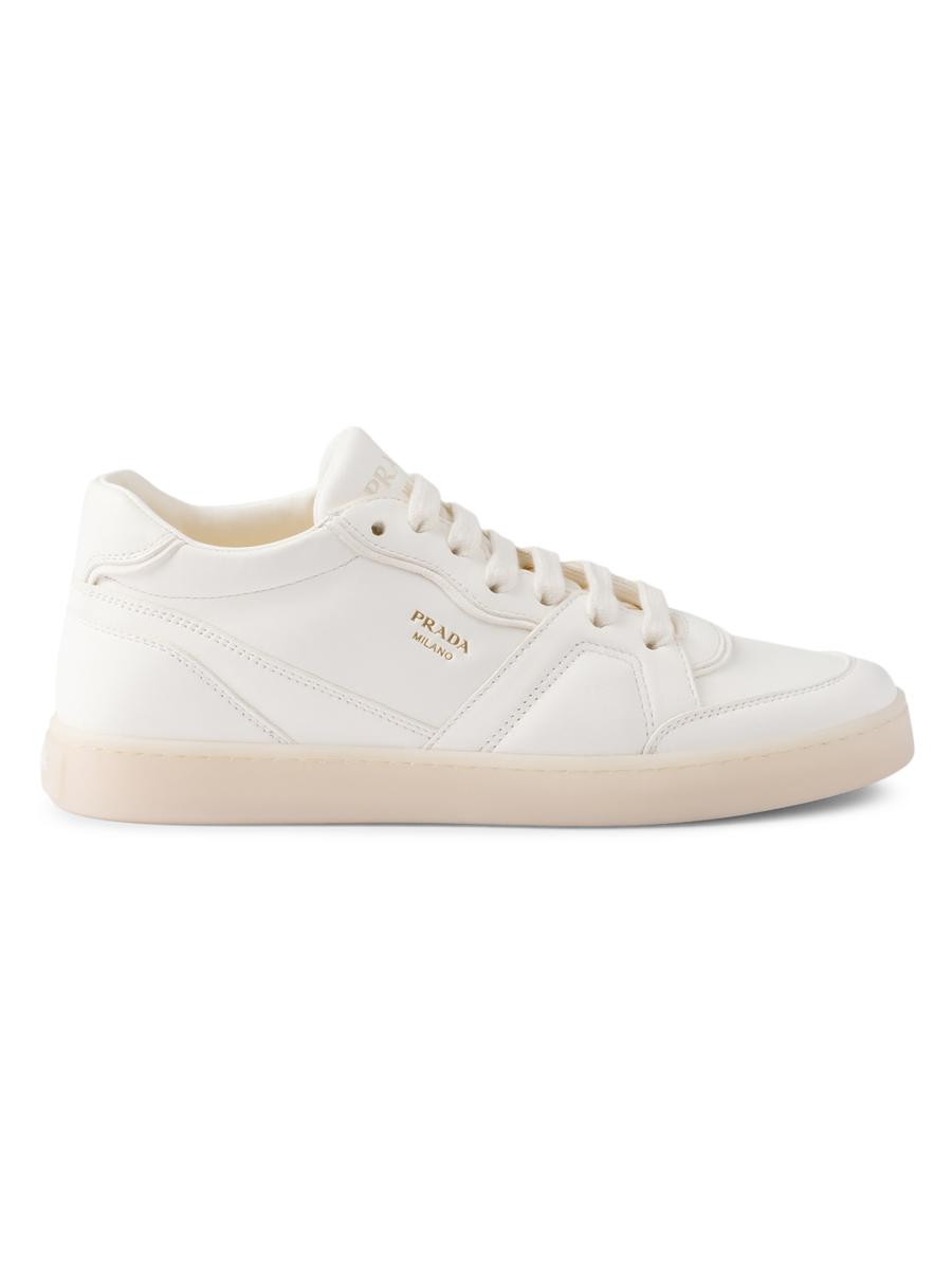 ★関税負担無し★ ※要在庫確認 PRADA NAPPA LEATHER SNEAKER Prada Nappa Leather Sneakers | Saks Fifth Avenue