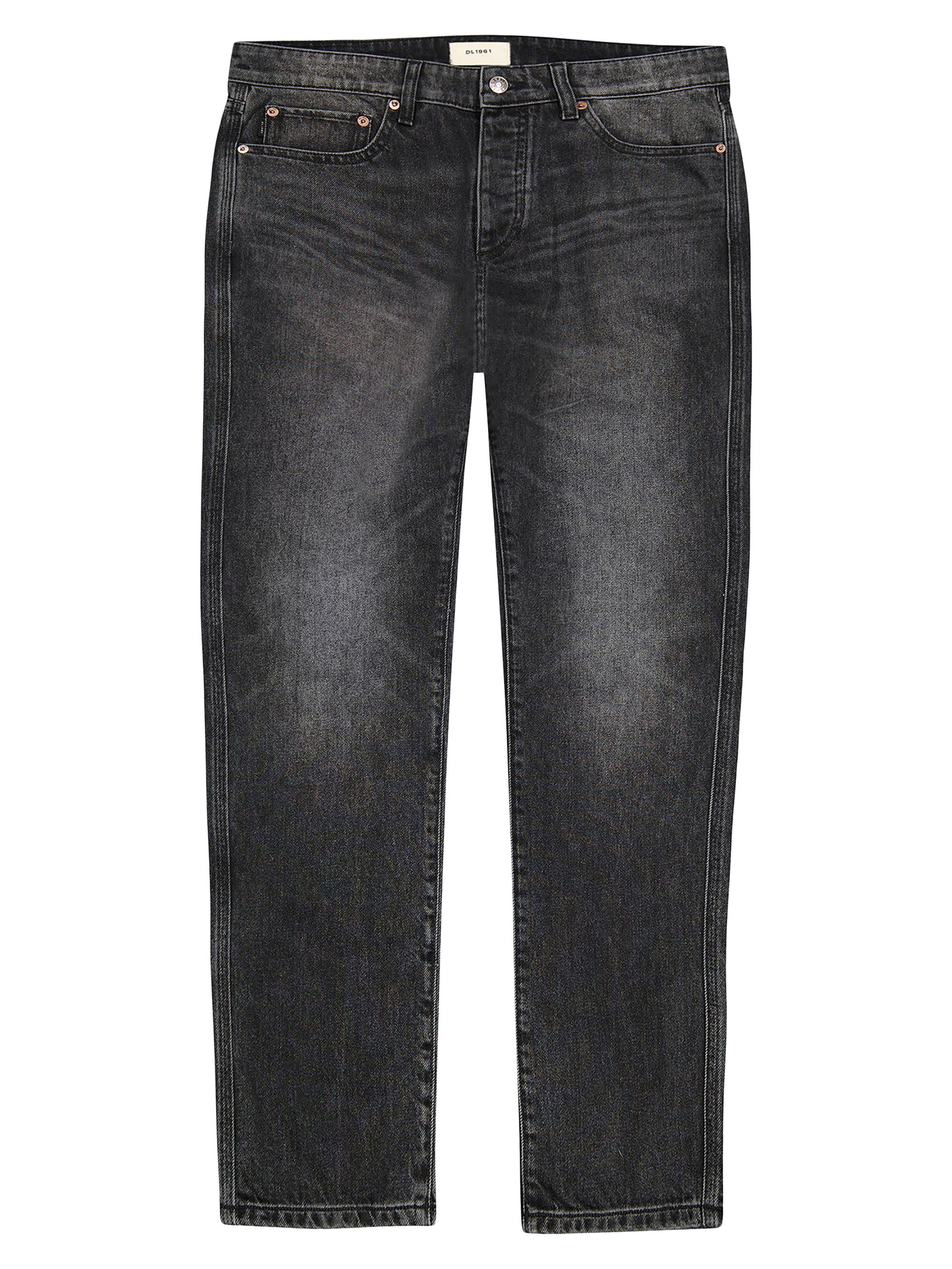 DL1961 Premium Denim Men's Russell Rigid Slim Straight Jeans - Dark Night