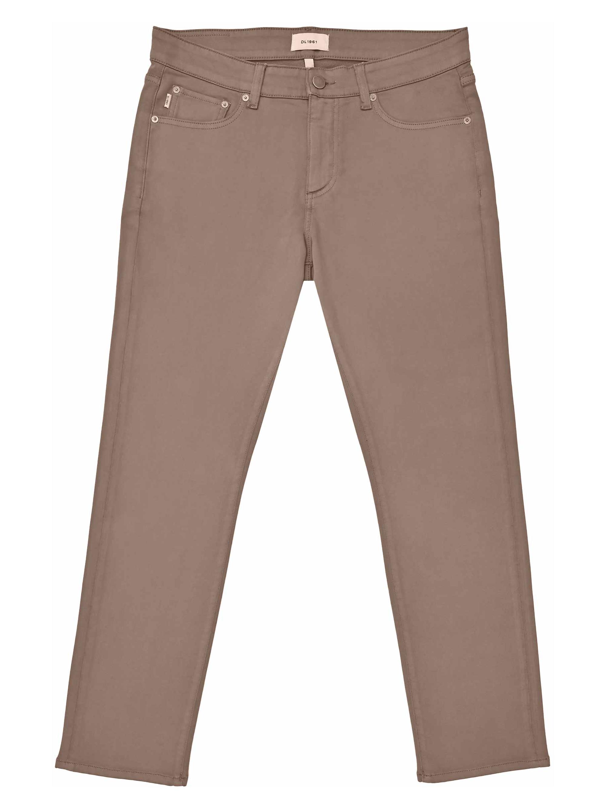 DL1961 Premium Denim Men's Russell Slim Straight Jeans - Stone Grey