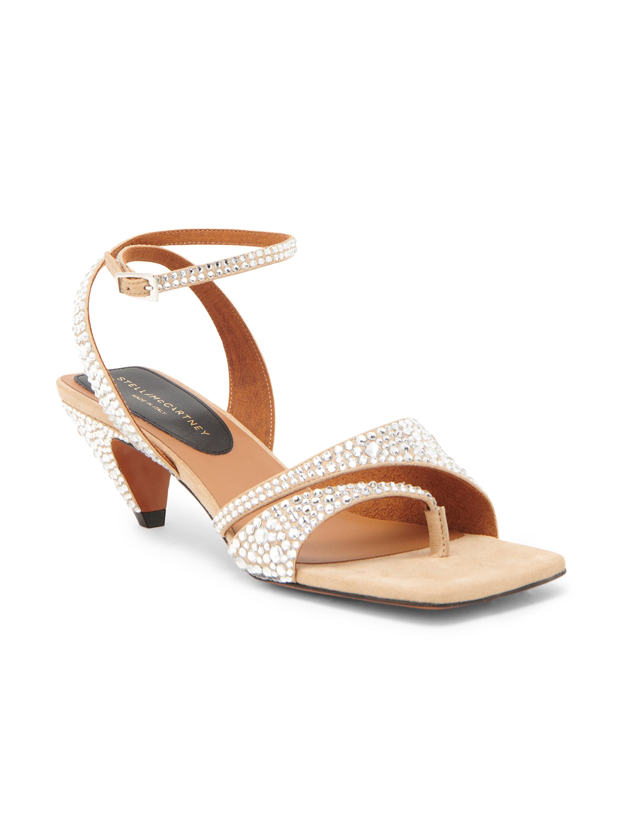 Stella McCartney Spur 48MM Hotfix-Embellished Sandals | Saks Fifth
