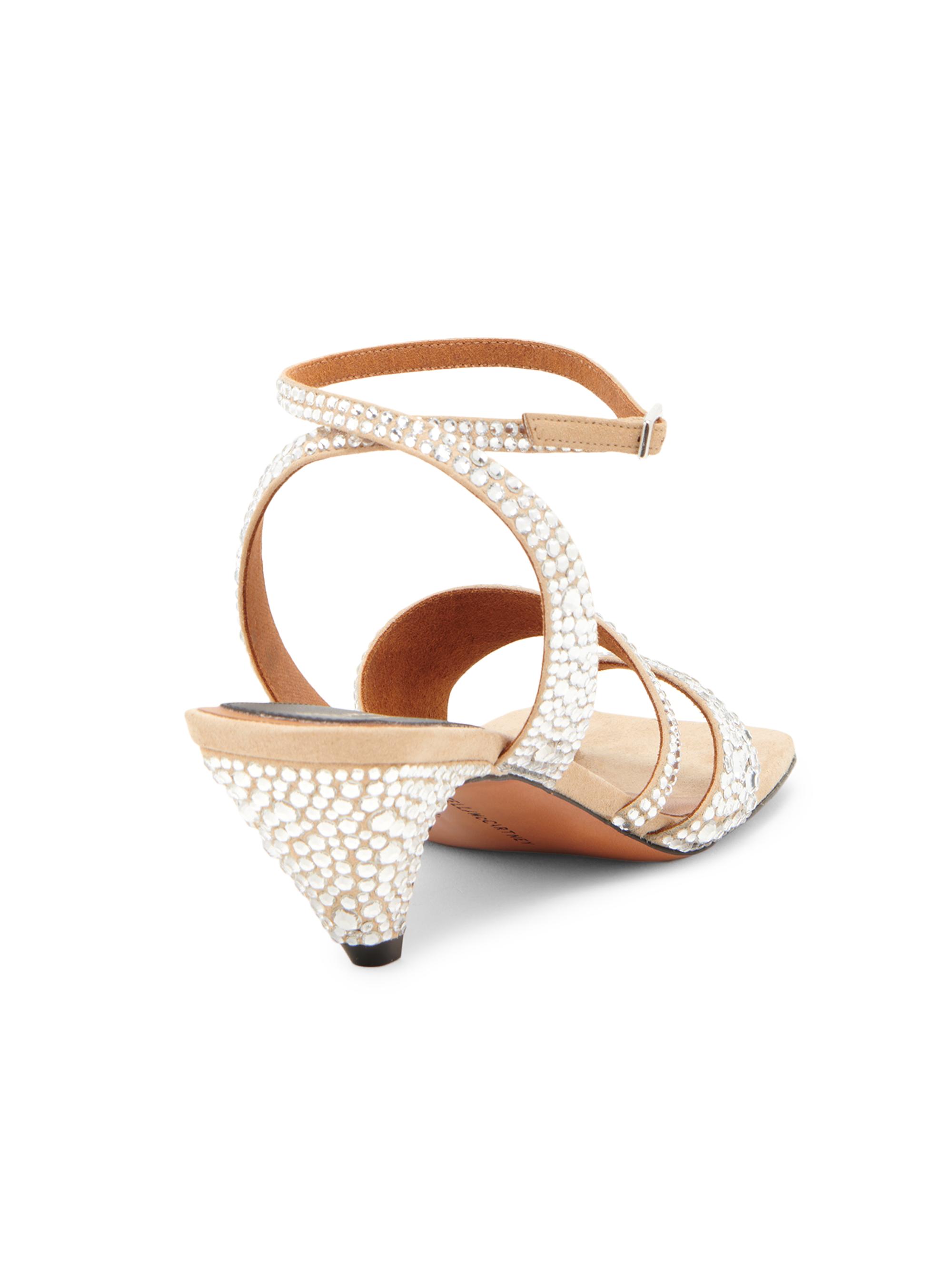 Stella McCartney Spur 48MM Hotfix-Embellished Sandals | Saks Fifth
