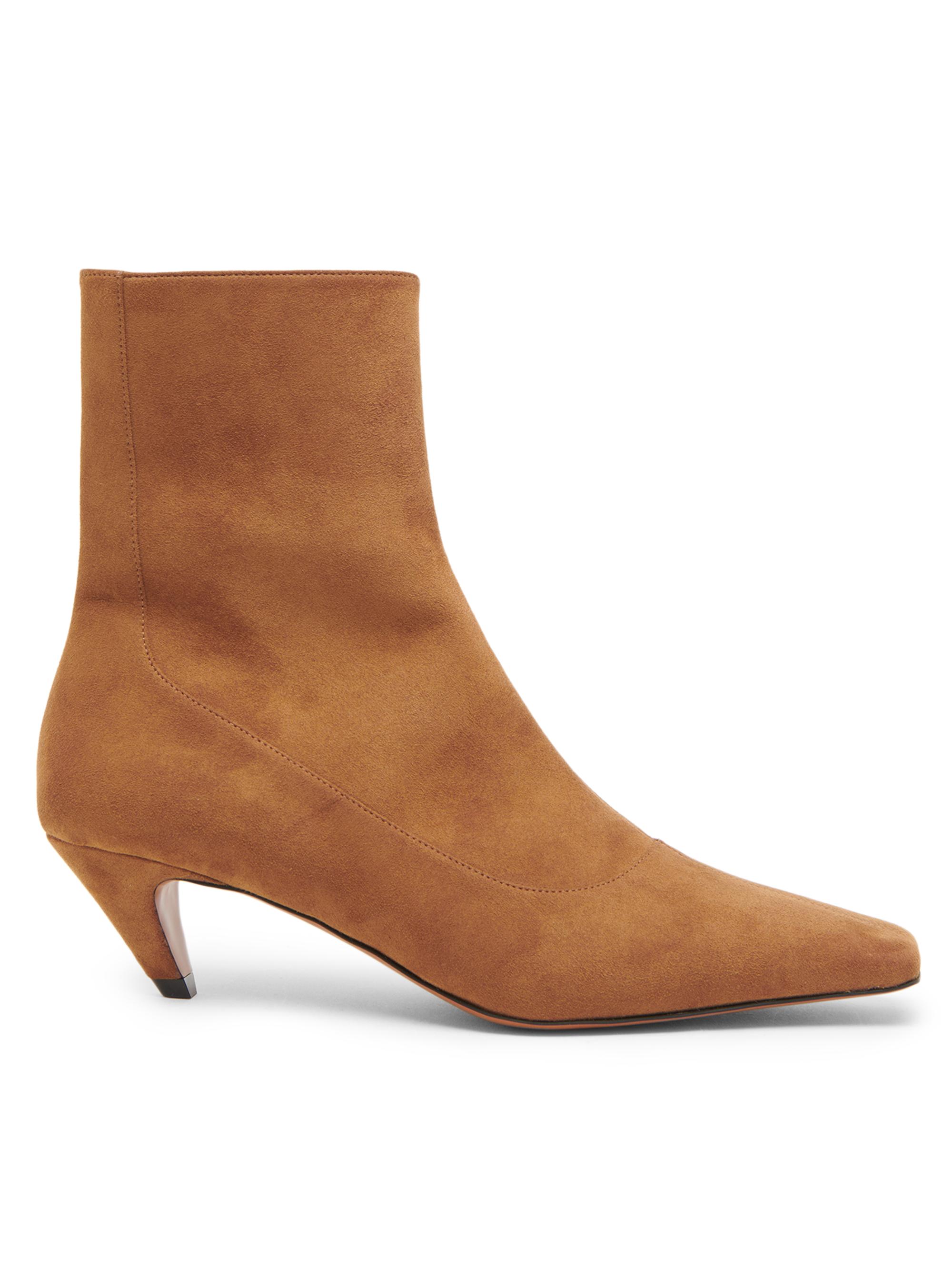 Stella McCartney Women's Spur 48MM Square-Toe Ankle Boots - Pecan