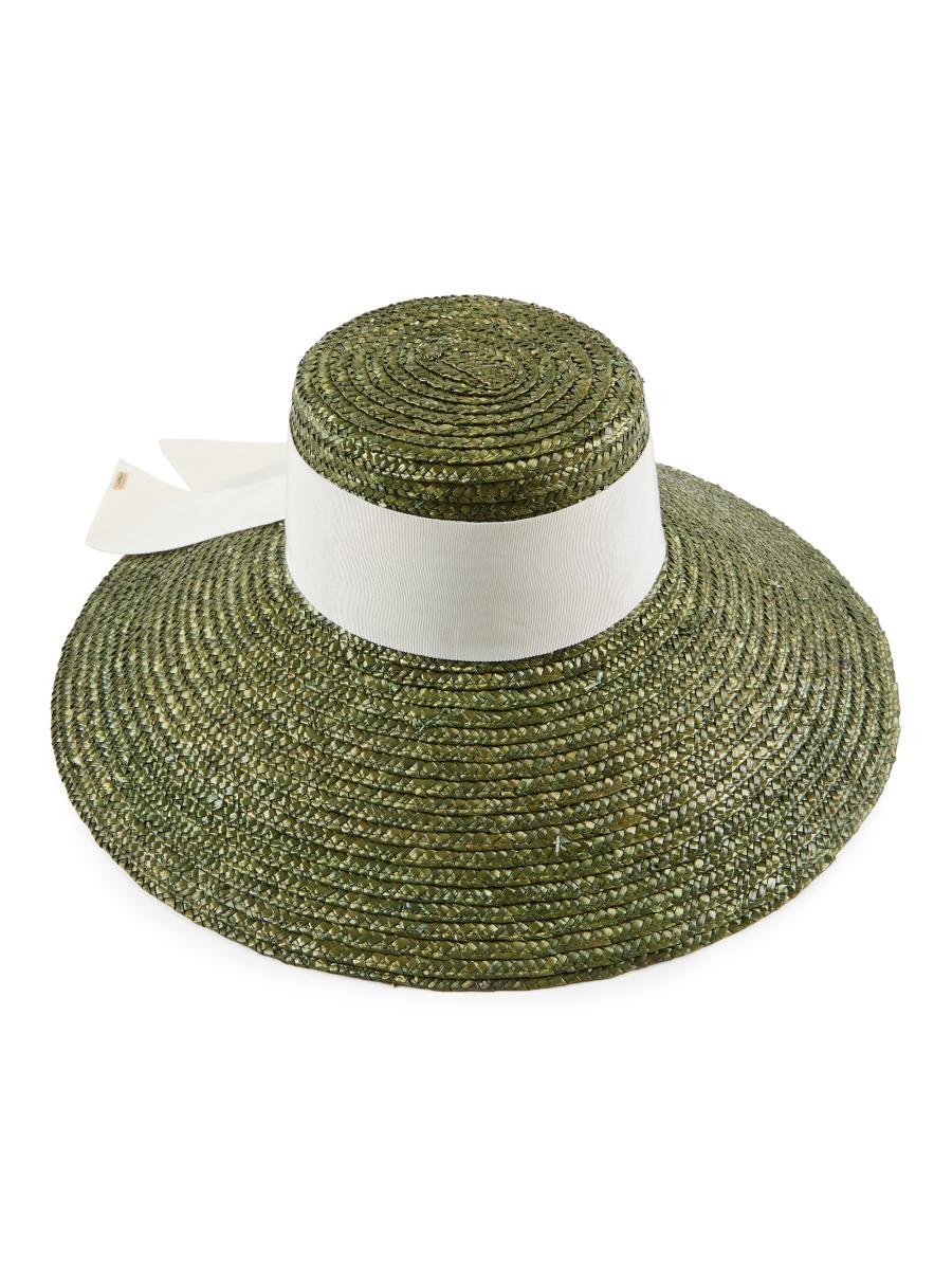 Eugenia Kim Women's Mirabel Straw Fedora In Green