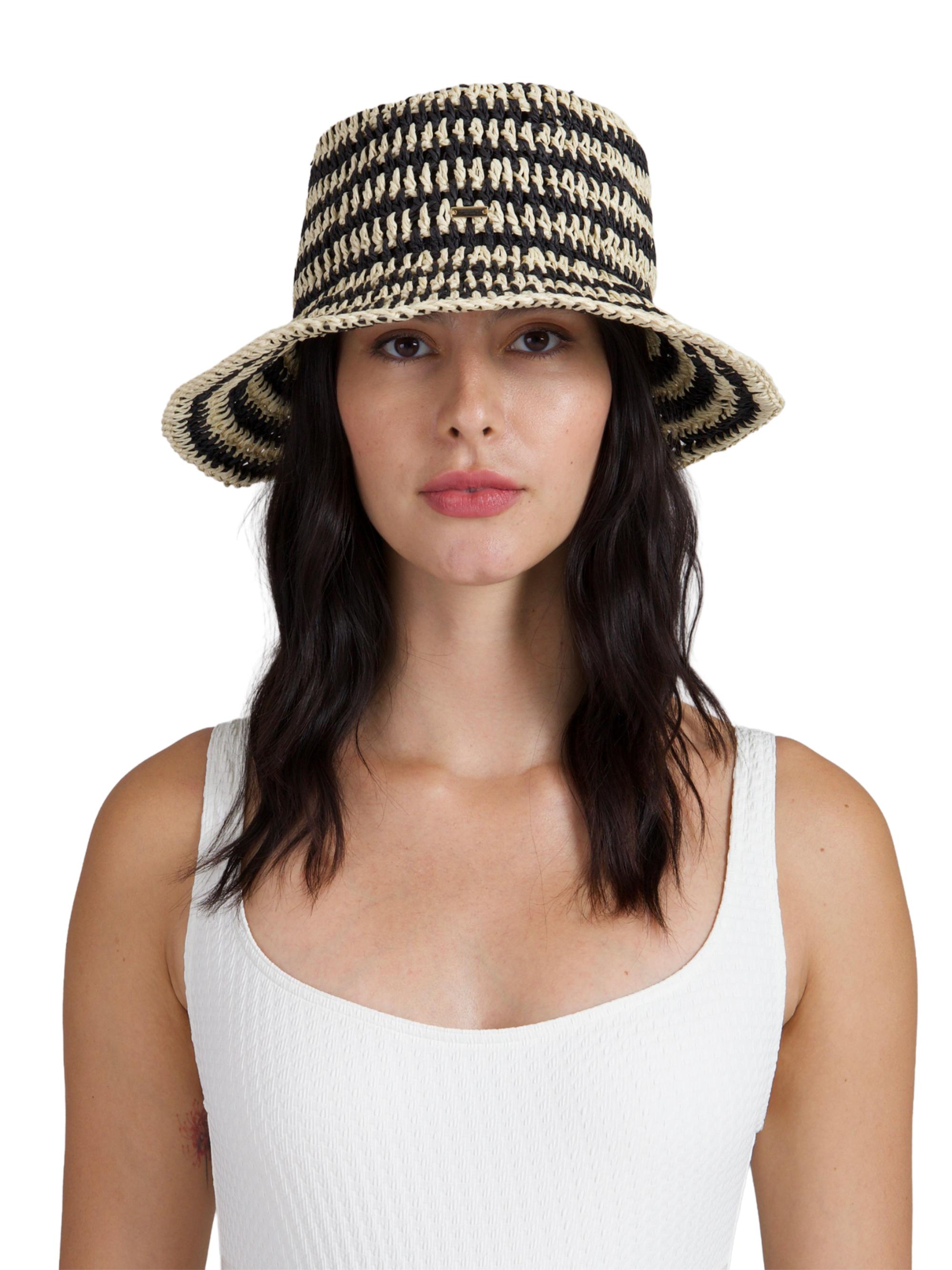 Eugenia Kim Jonah Striped Crochet Bucket Hat | Saks Fifth Avenue