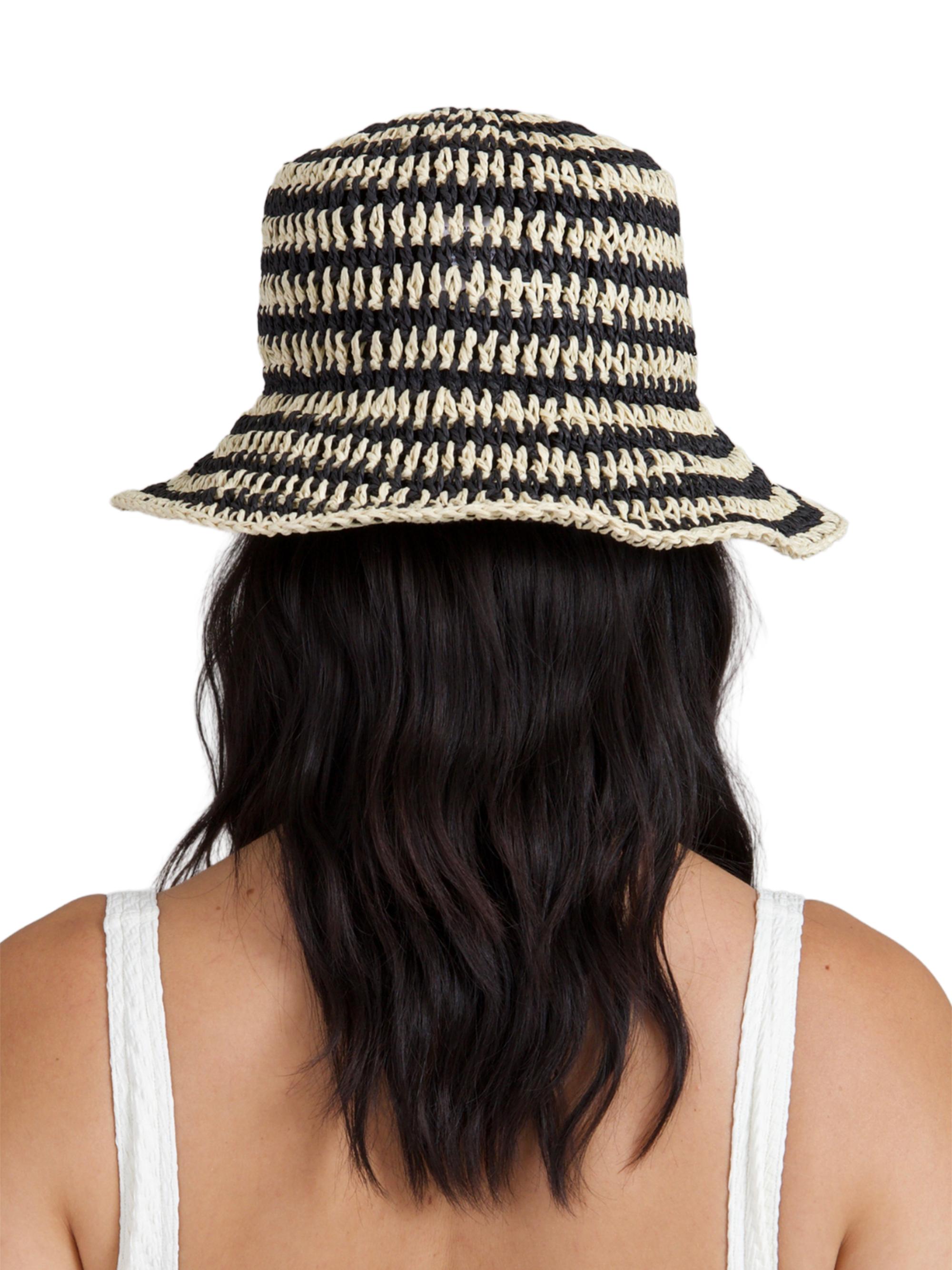 Eugenia Kim Jonah Striped Crochet Bucket Hat | Saks Fifth Avenue