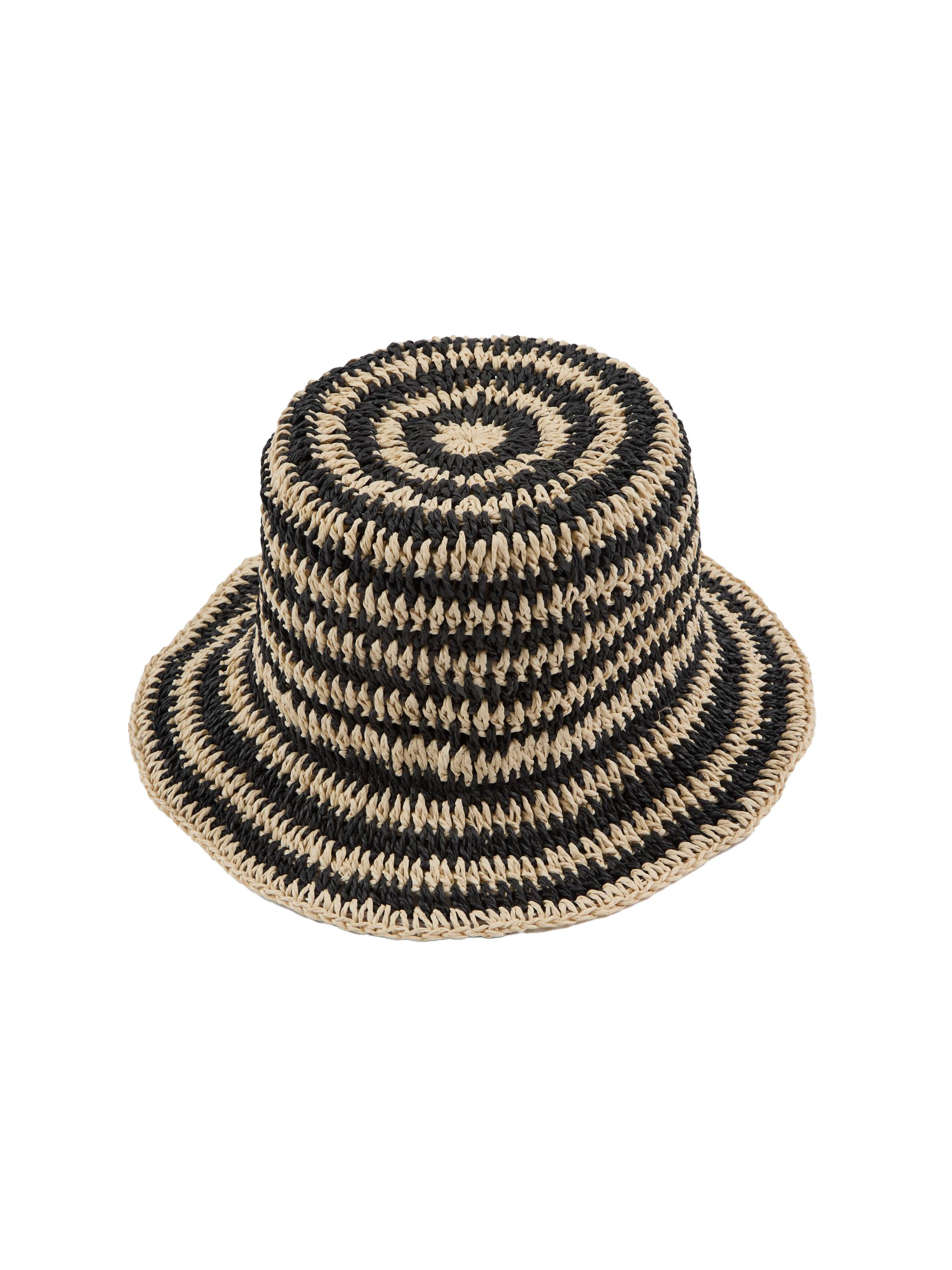 Genie By Eugenia Kim Wool Bucket Hat with Scarf Lining Black 100% Wool Eugenia Kim Brushed Wool Anais Bucket Hat | Brooks Brothers main image 2