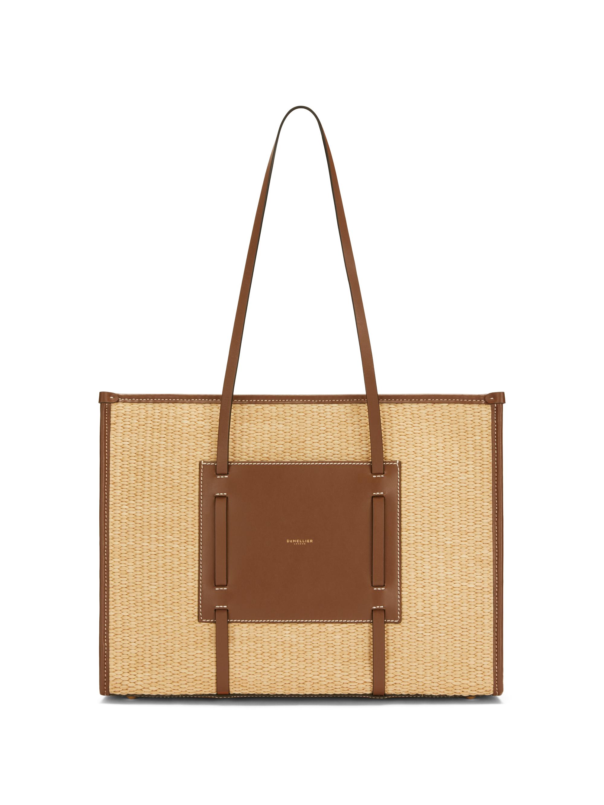 DeMellier Women's Capri Canvas Tote - Natural Raffia