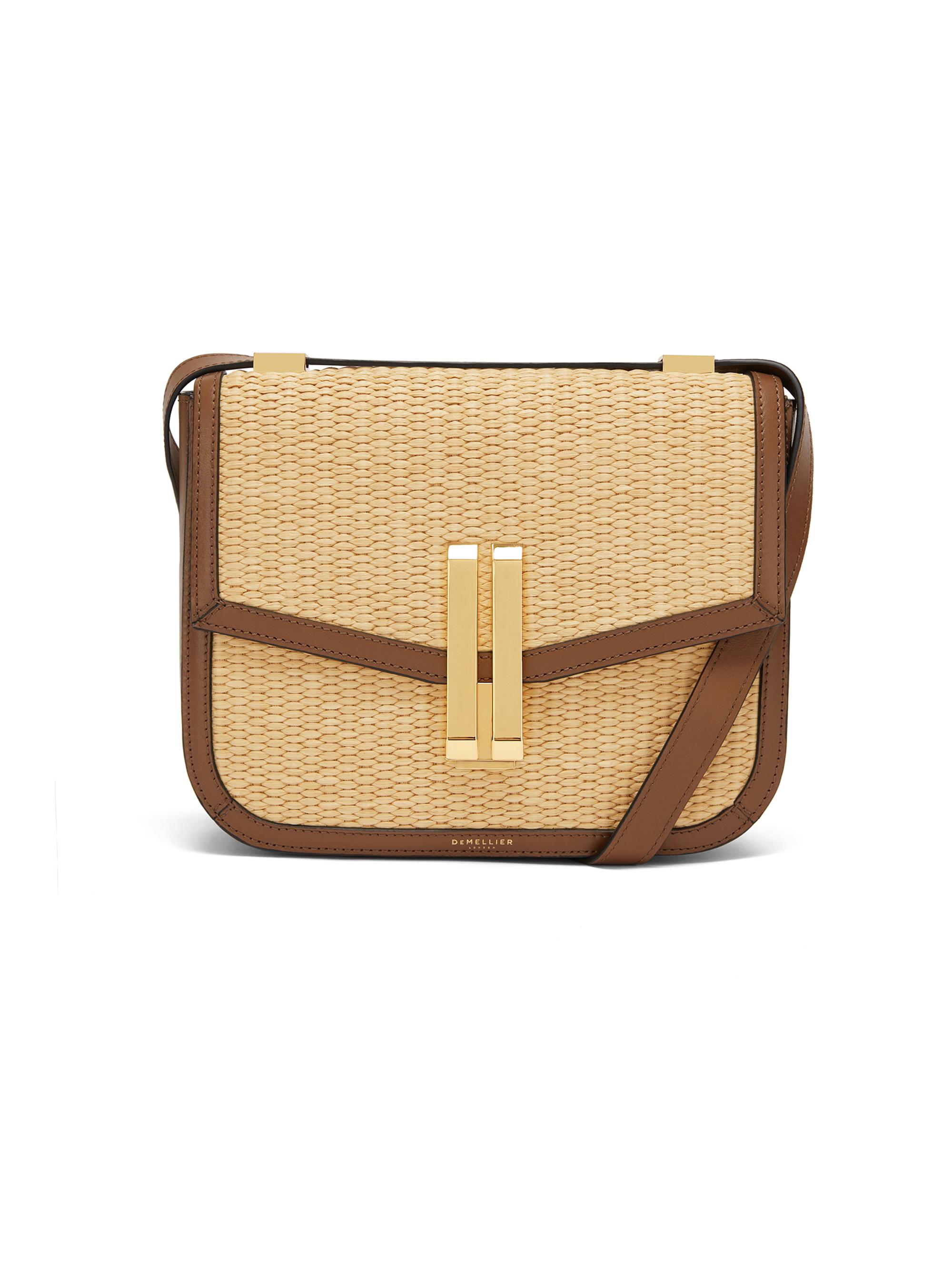 DeMellier Women's Vancouver Leather Crossbody Bag - Warm Raffia