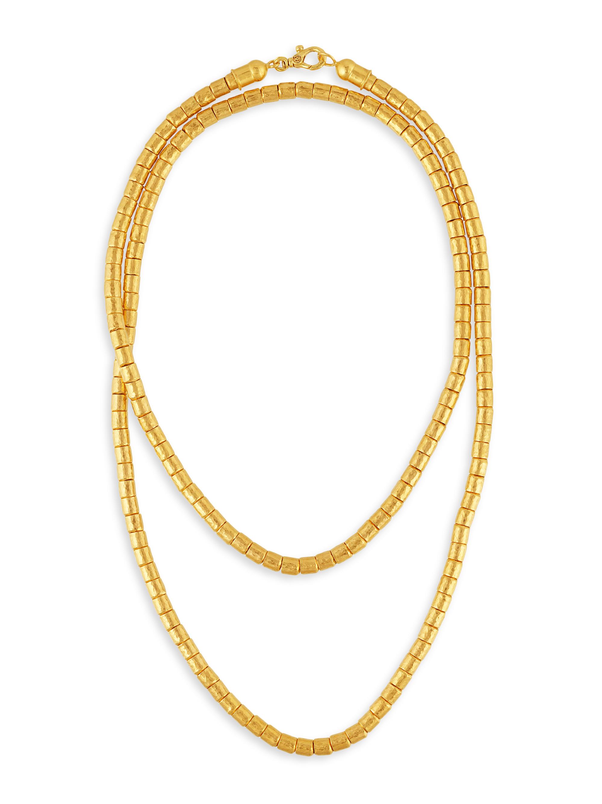 Gurhan Women's Vertigo 24K Yellow Gold & 0.03 TCW Diamond Beaded Necklace - Yellow Gold