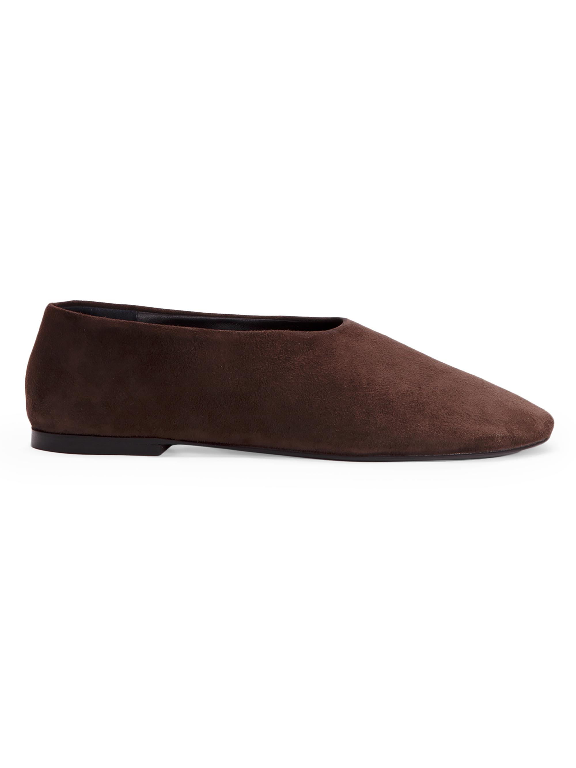 Proenza Schouler Women's Glove Suede Slippers - Chocolate