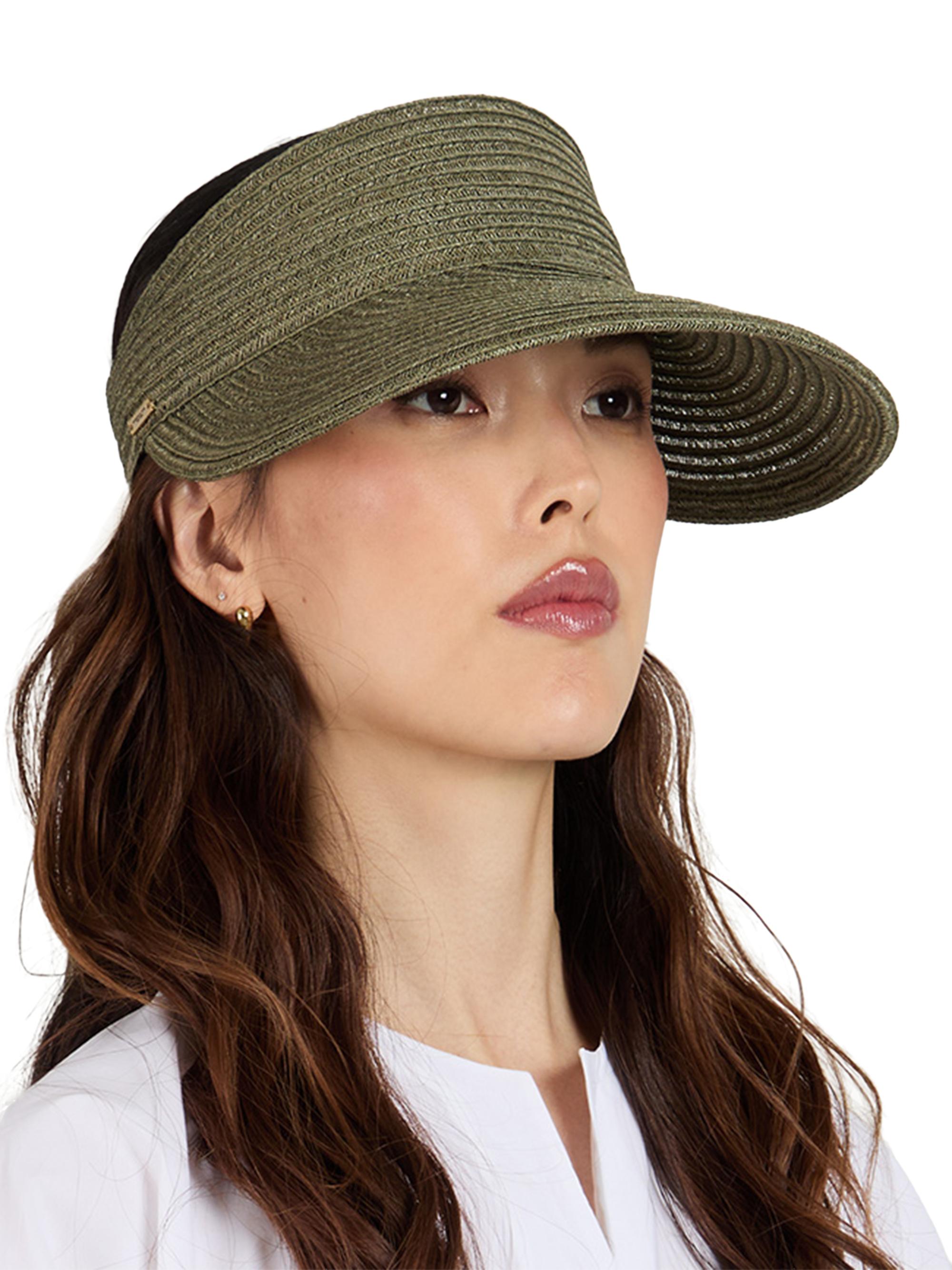 Eugenia Kim Women's Ricky Hemp & Cotton Visor - Olive