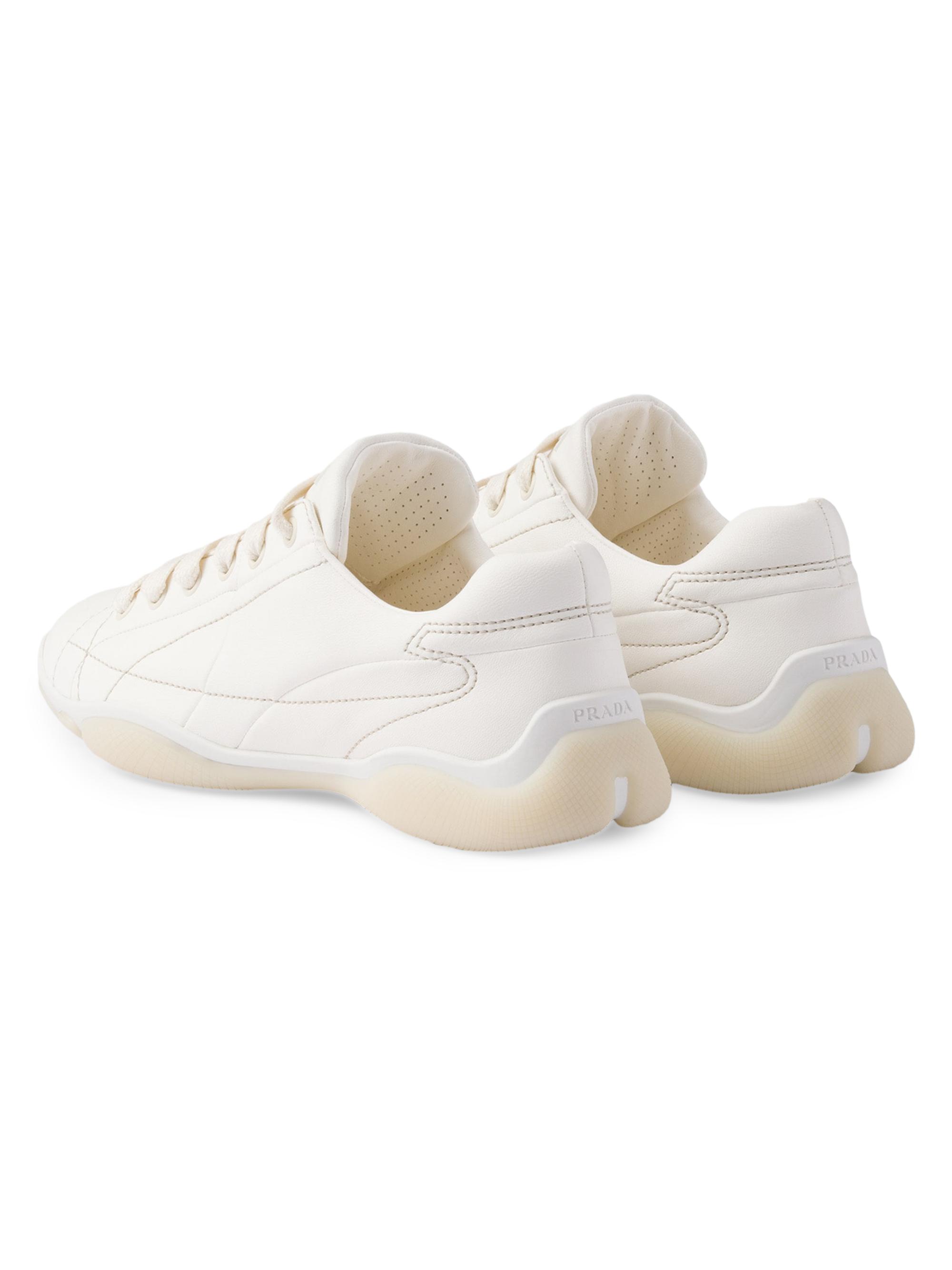 Prada Women's Nappa Leather Sneakers | Saks Fifth Avenue