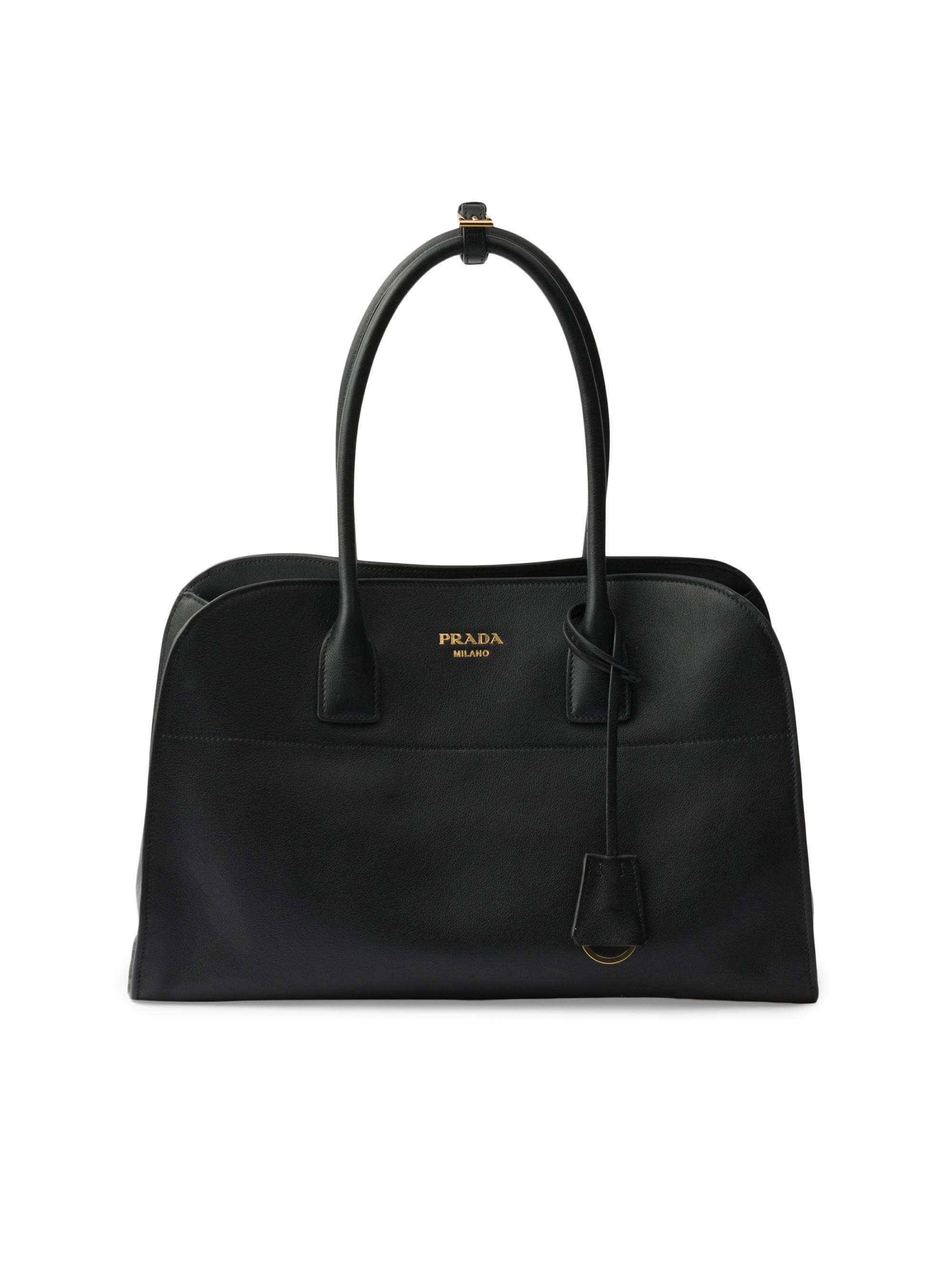 031 美品 PRADA 三室構造 ハンドバッグ トートバッグ 黒 h6 041 PRADA ハンドバッグ 三室構造 黒 トートバッグ 肩掛け rg8 - メルカリ