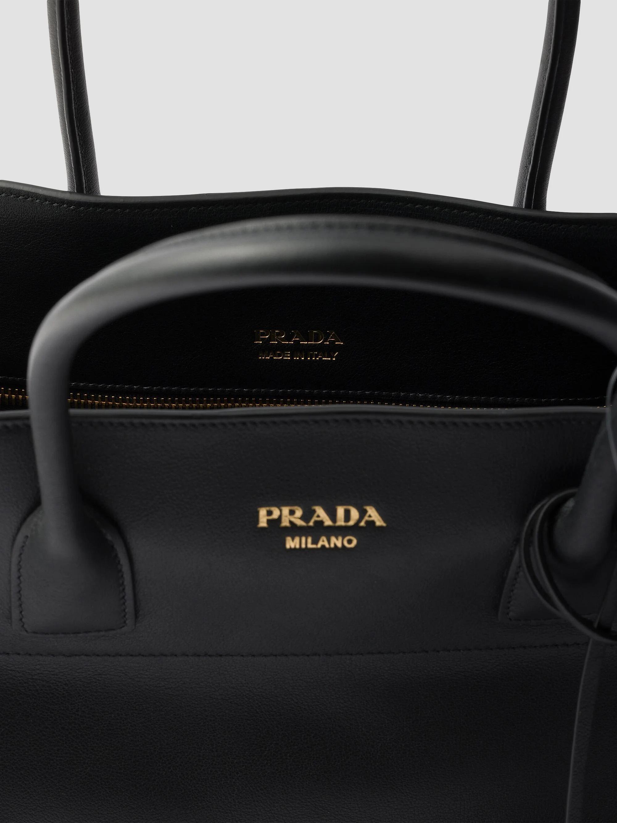 Prada Large Leather Tote Bag | Saks Fifth Avenue