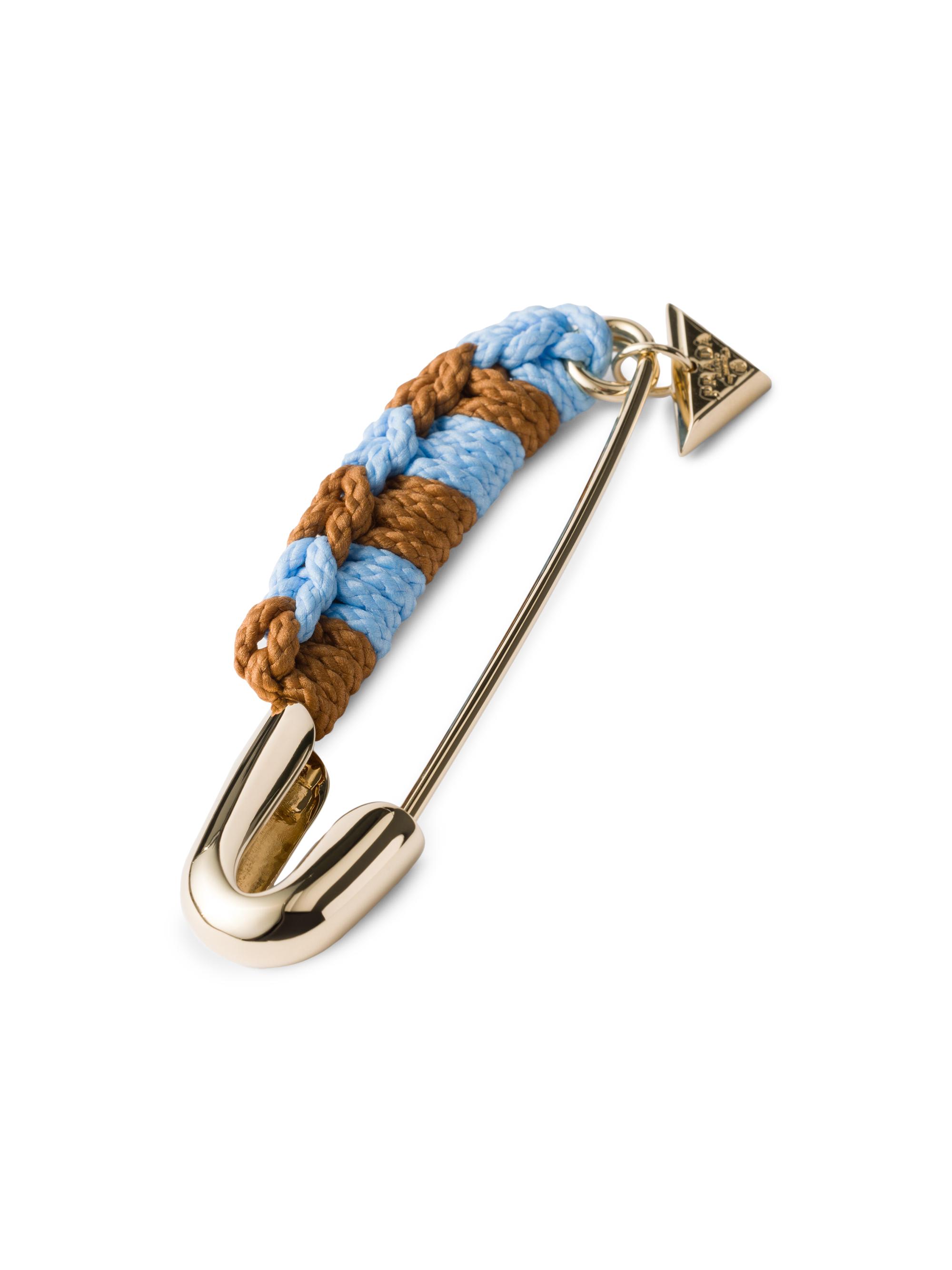 Prada Metal Safety Pin Brooch | Saks Fifth Avenue