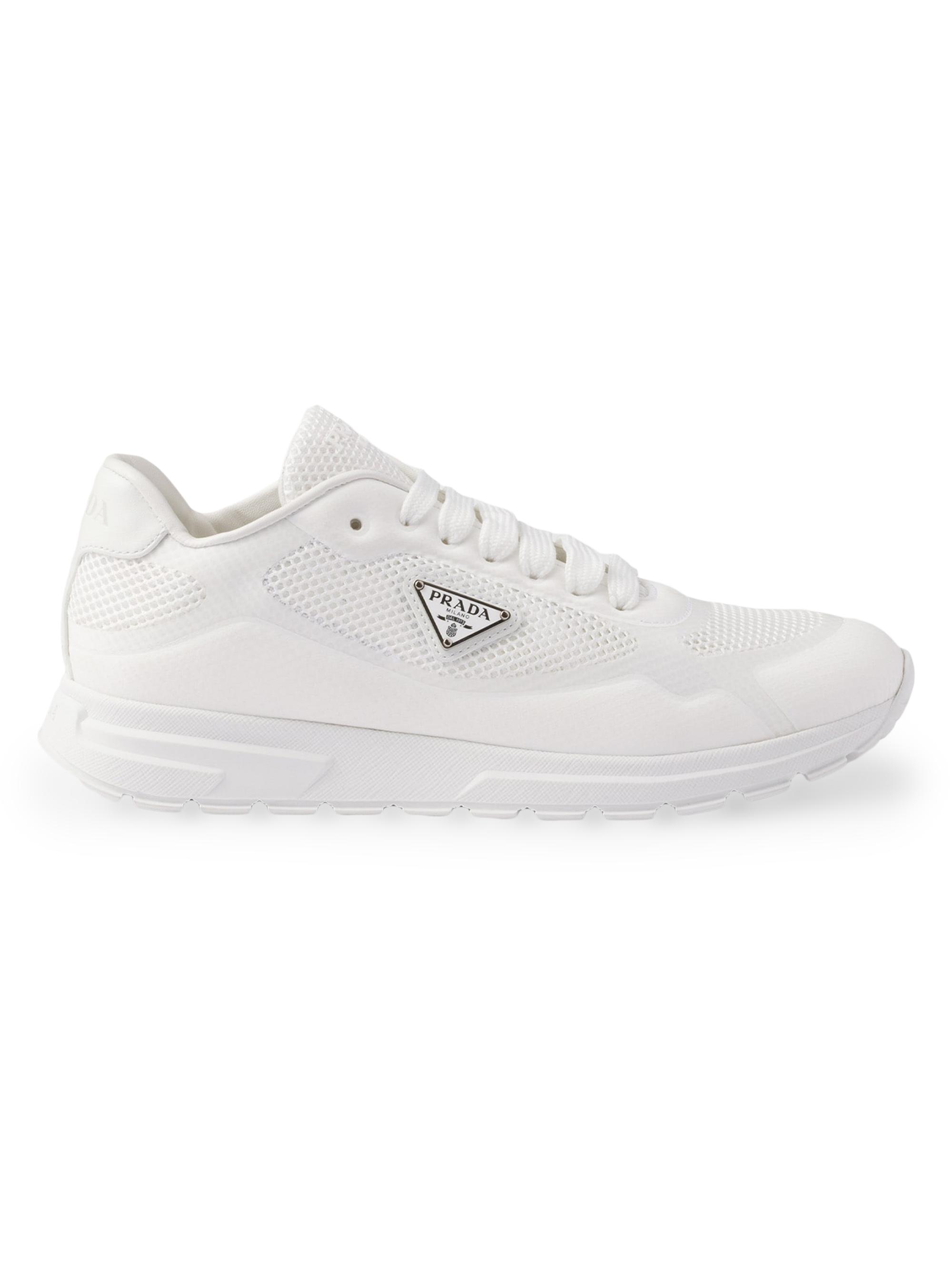 Prada Women's Nappa Leather Sneakers | Saks Fifth Avenue