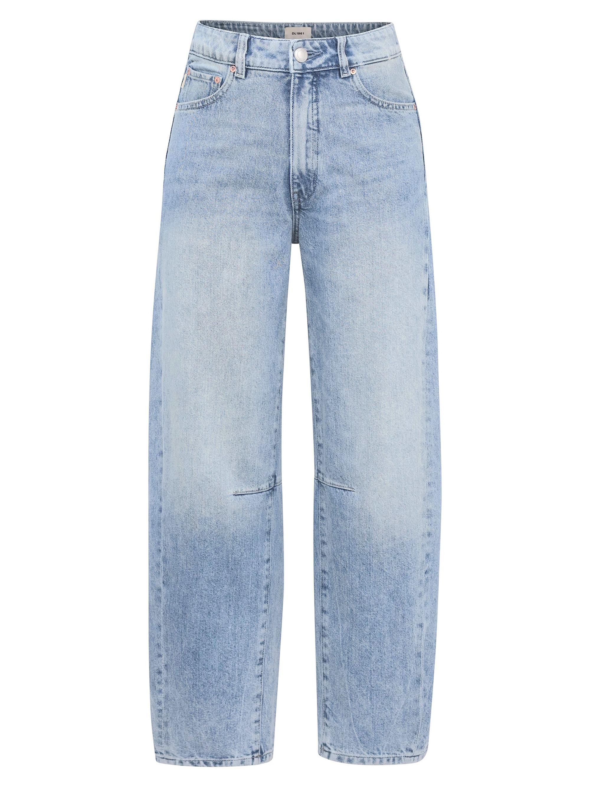 DL1961 Women's Miro Barrel High Rise Jeans - Tinted Light