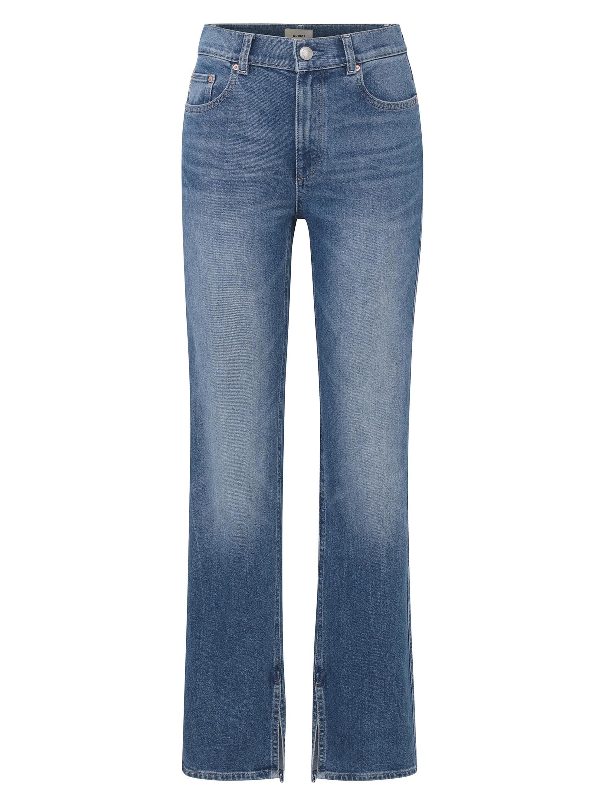 DL1961 Women's Patti Straight High Rise Jeans - North Current