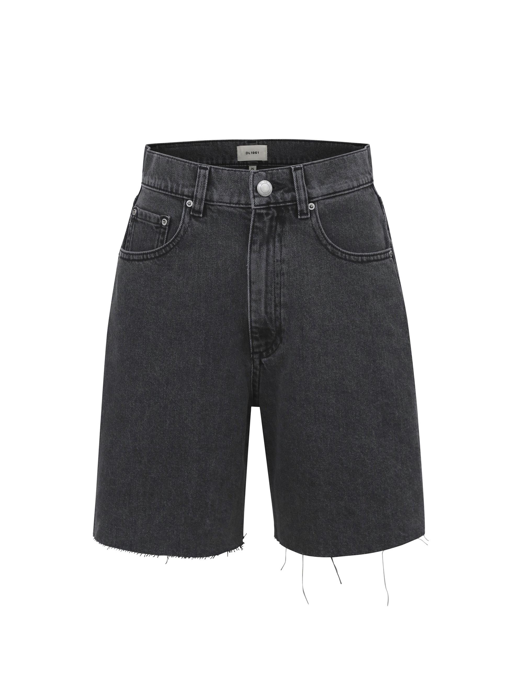 DL1961 Premium Denim Women's Taylor High Rise Denim Shorts - Nightshade