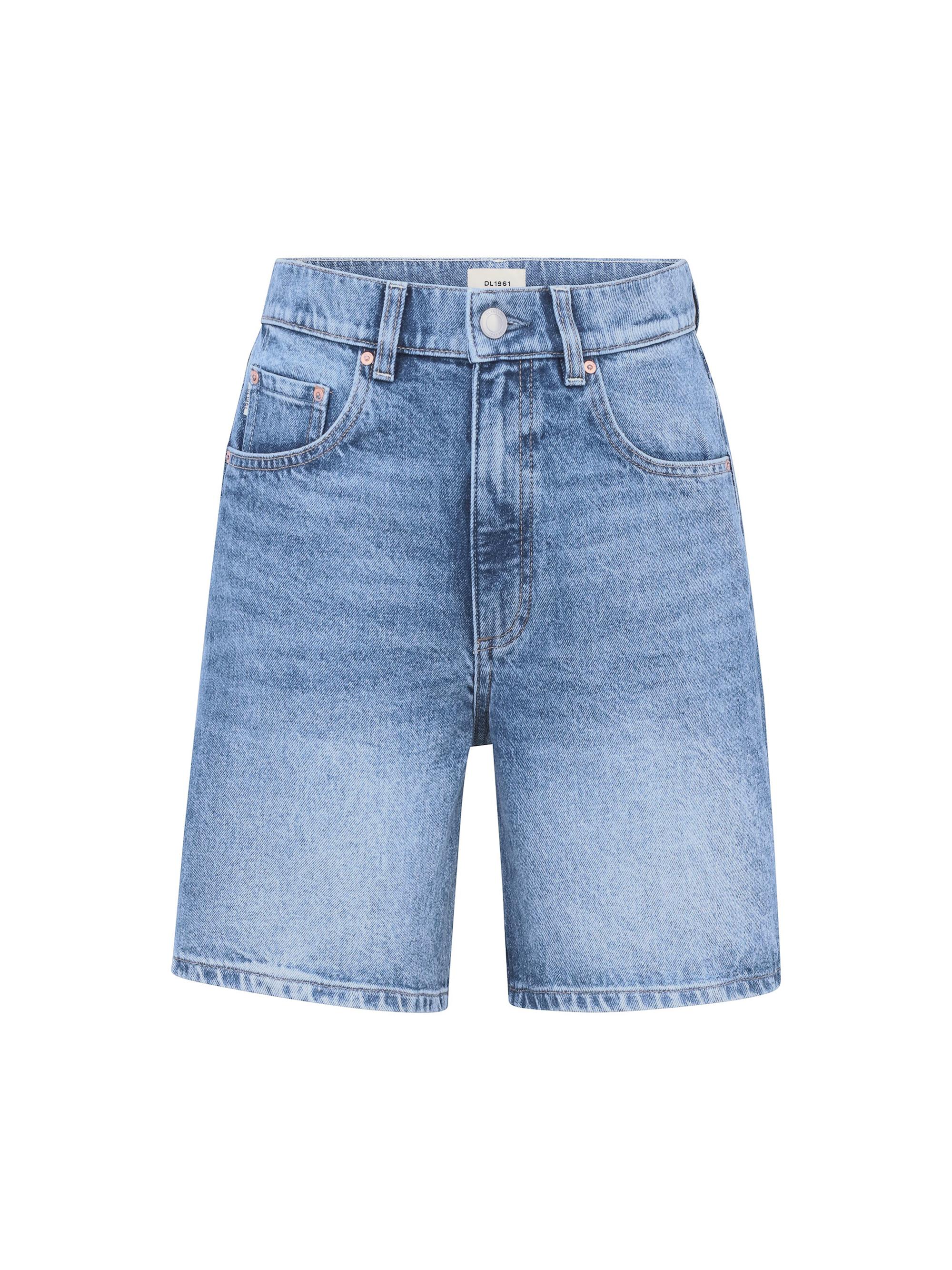 DL1961 Premium Denim Women's Taylor High Rise Denim Shorts - North Lake