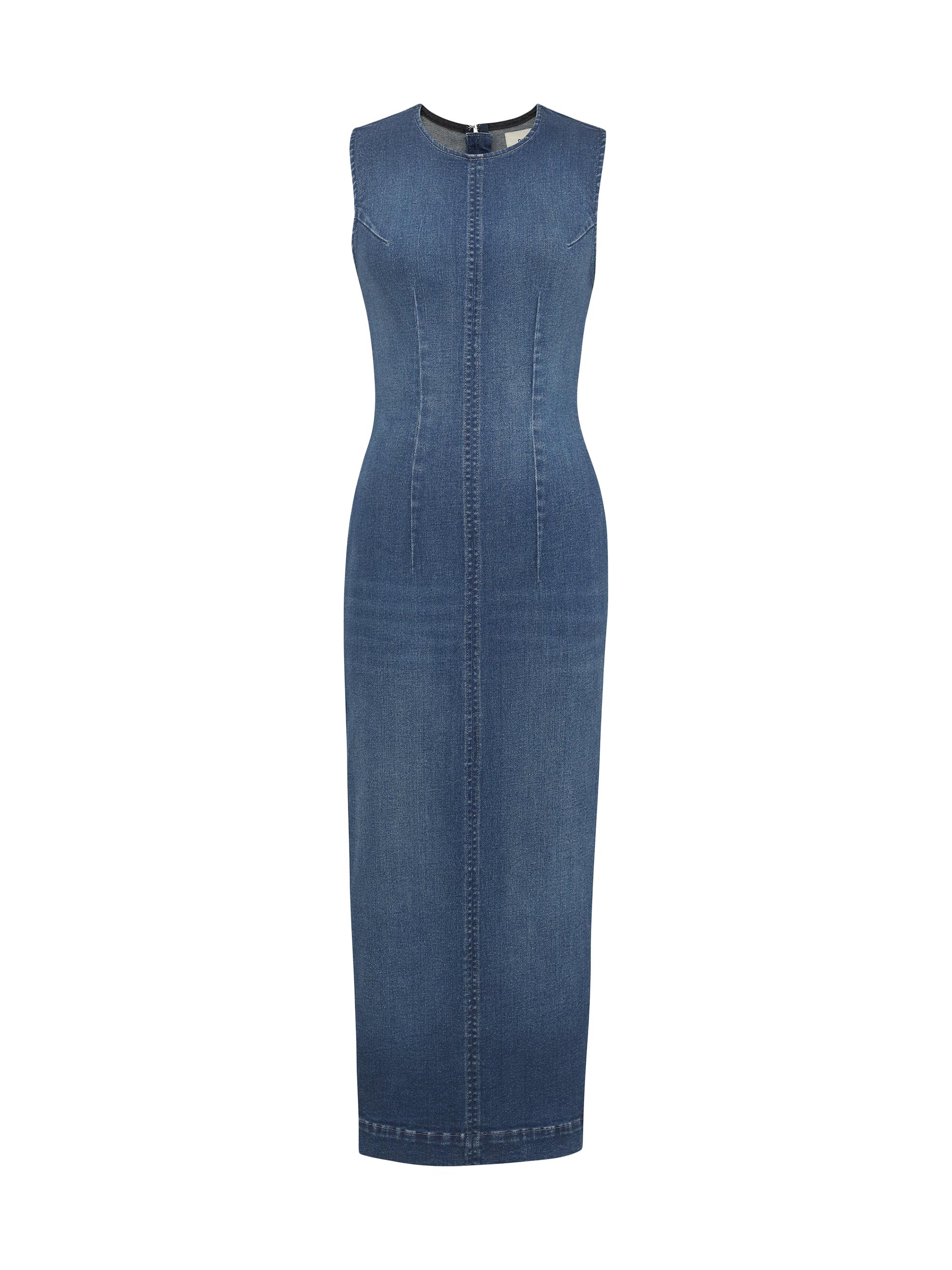 DL1961 Premium Denim Women's Esme Denim Midi Dress - Blue Harbor