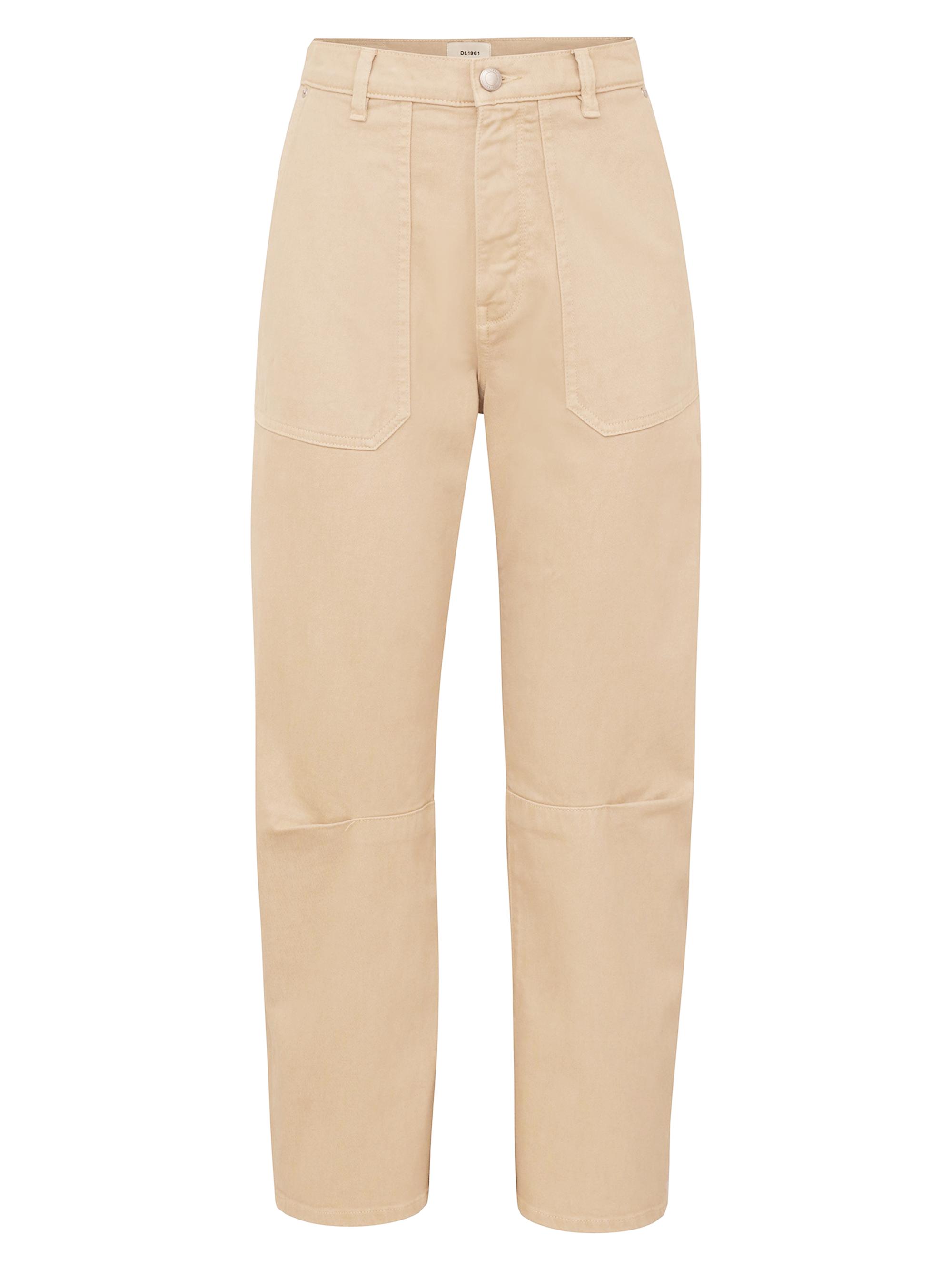 DL1961 Women's Bilie Barrel Jogger Pants - Almond