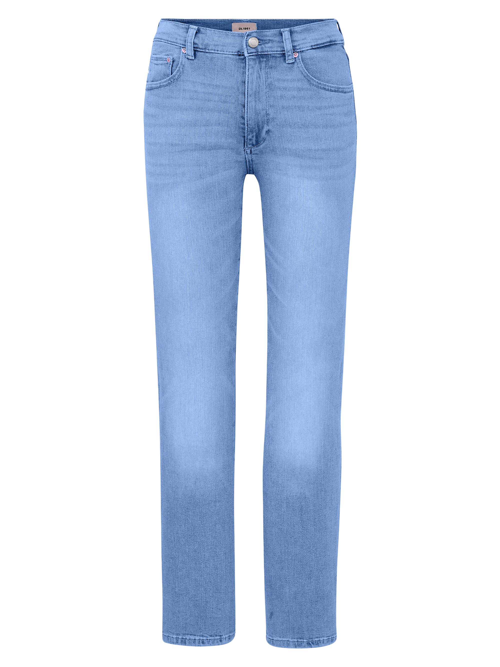 DL1961 Women's Patti Straight High Rise 31''Jeans - East Port