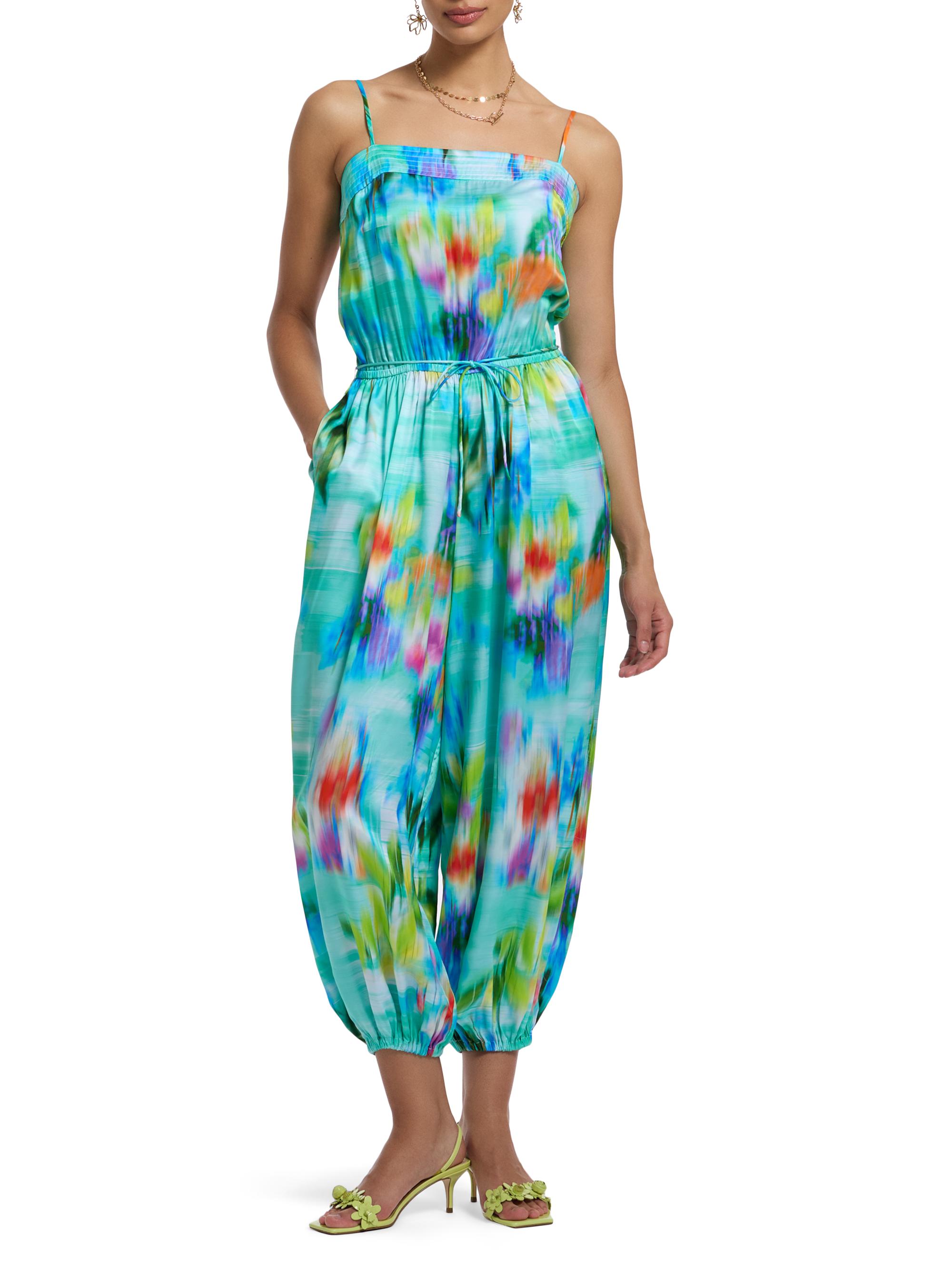 Robert Graham Women's Nora Printed Charmeuse Jumpsuit