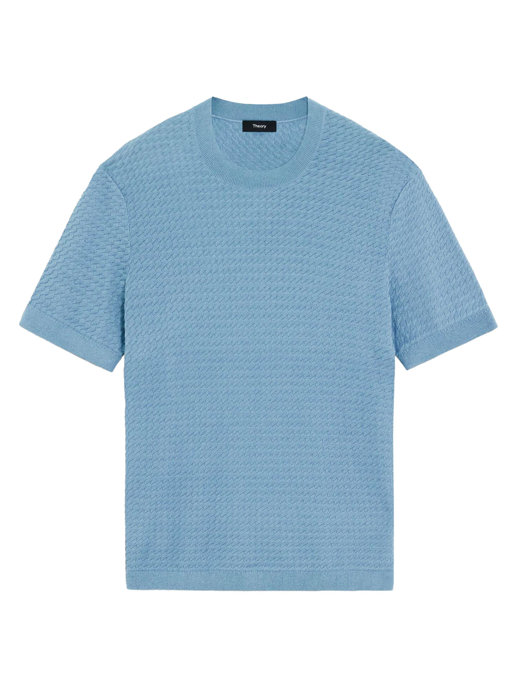 Theory Men's Damian Tactile Cotton T-Shirt - Rainstorm