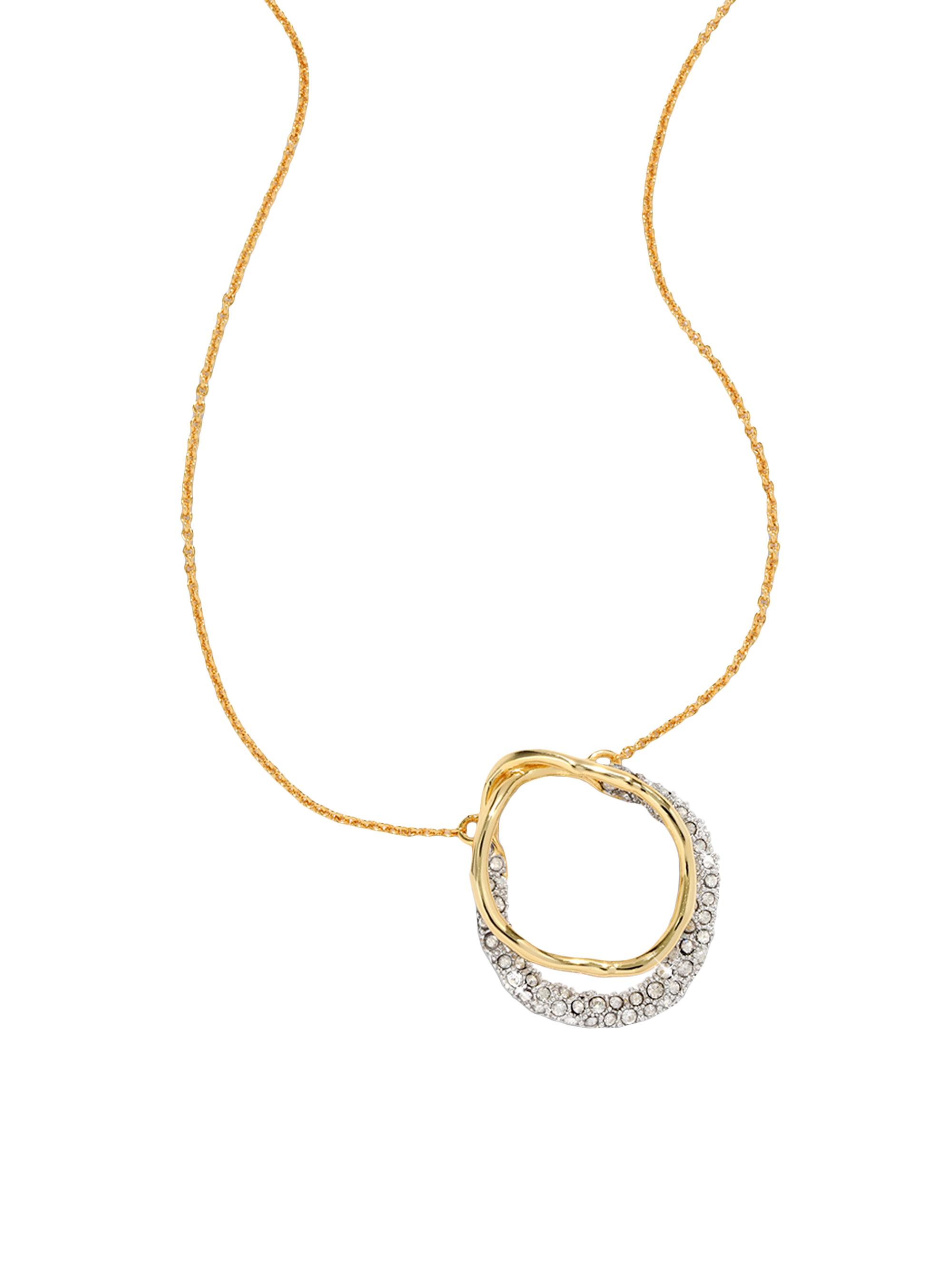 Alexis Bittar Women's Solanales Orbit 14K-Gold-Plated, Rhodium-Plated & Glass Crystal Necklace - Gold