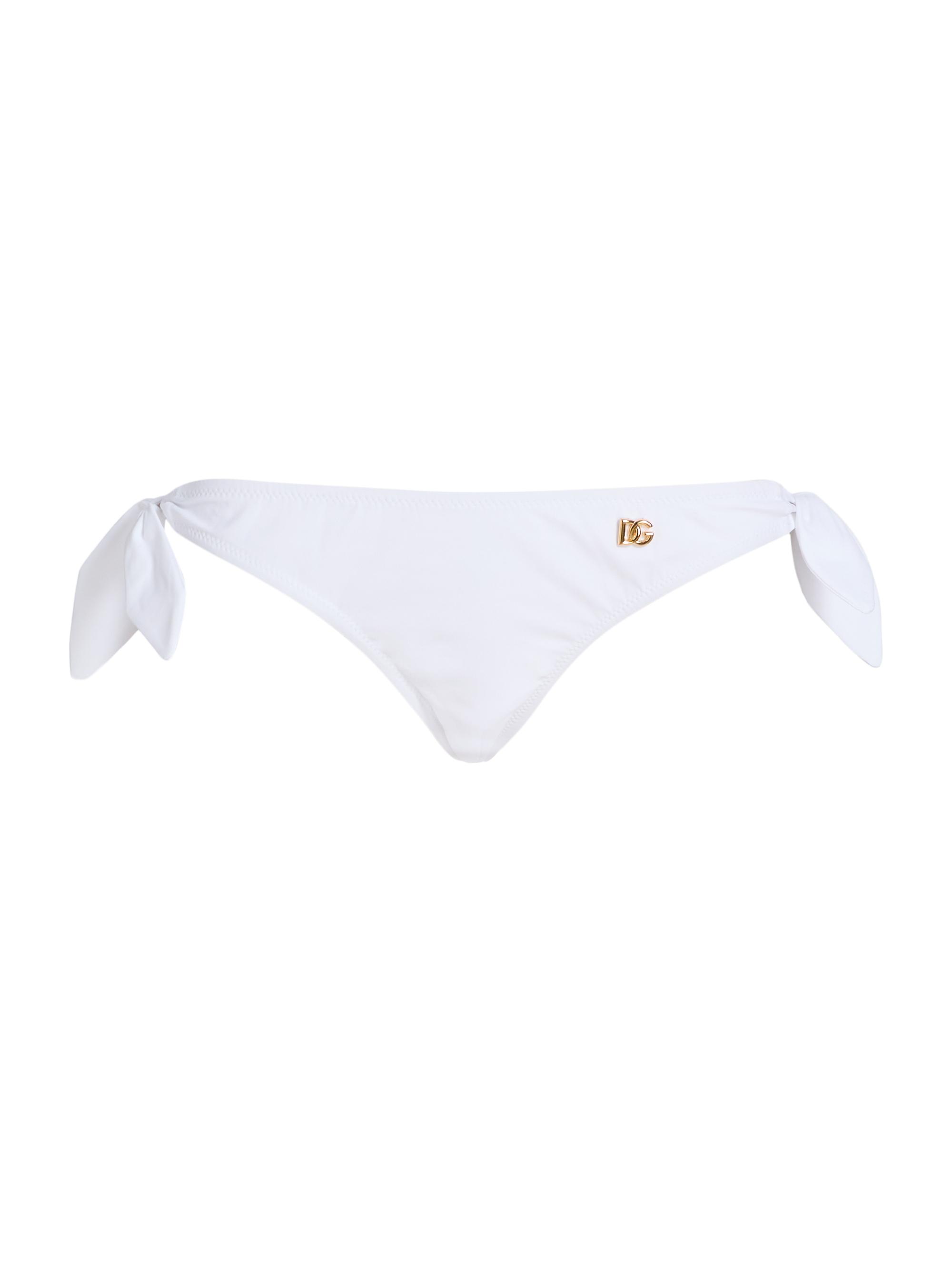 Dolce & Gabbana Women's Logo Bikini Bottom - Bianco Ottico