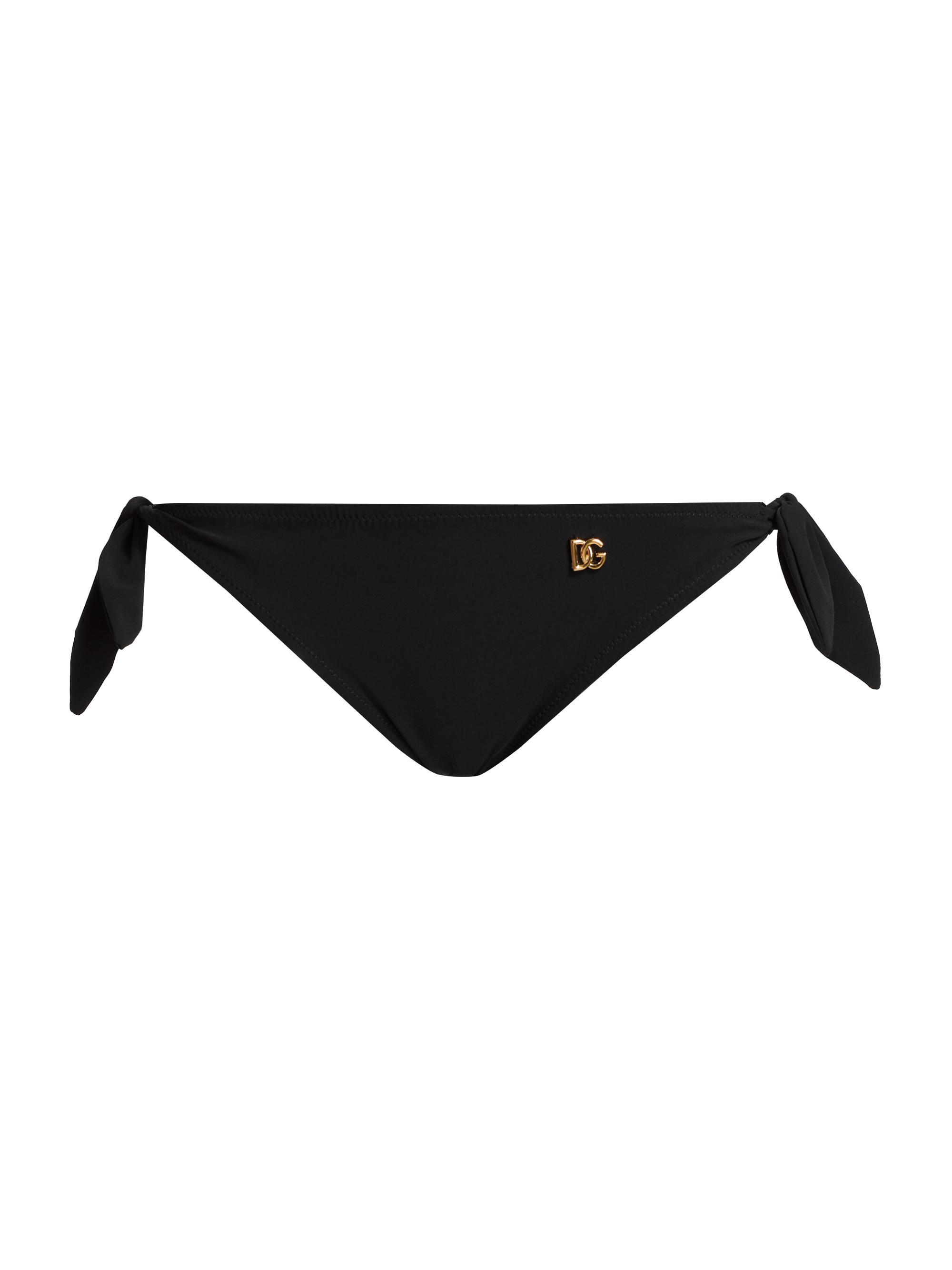 Dolce & Gabbana Women's Logo Bikini Bottom - Nero | Thumbnail 7