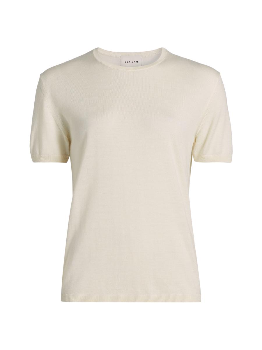 Blk Dnm Women's Sweater T-shirt 52 In White