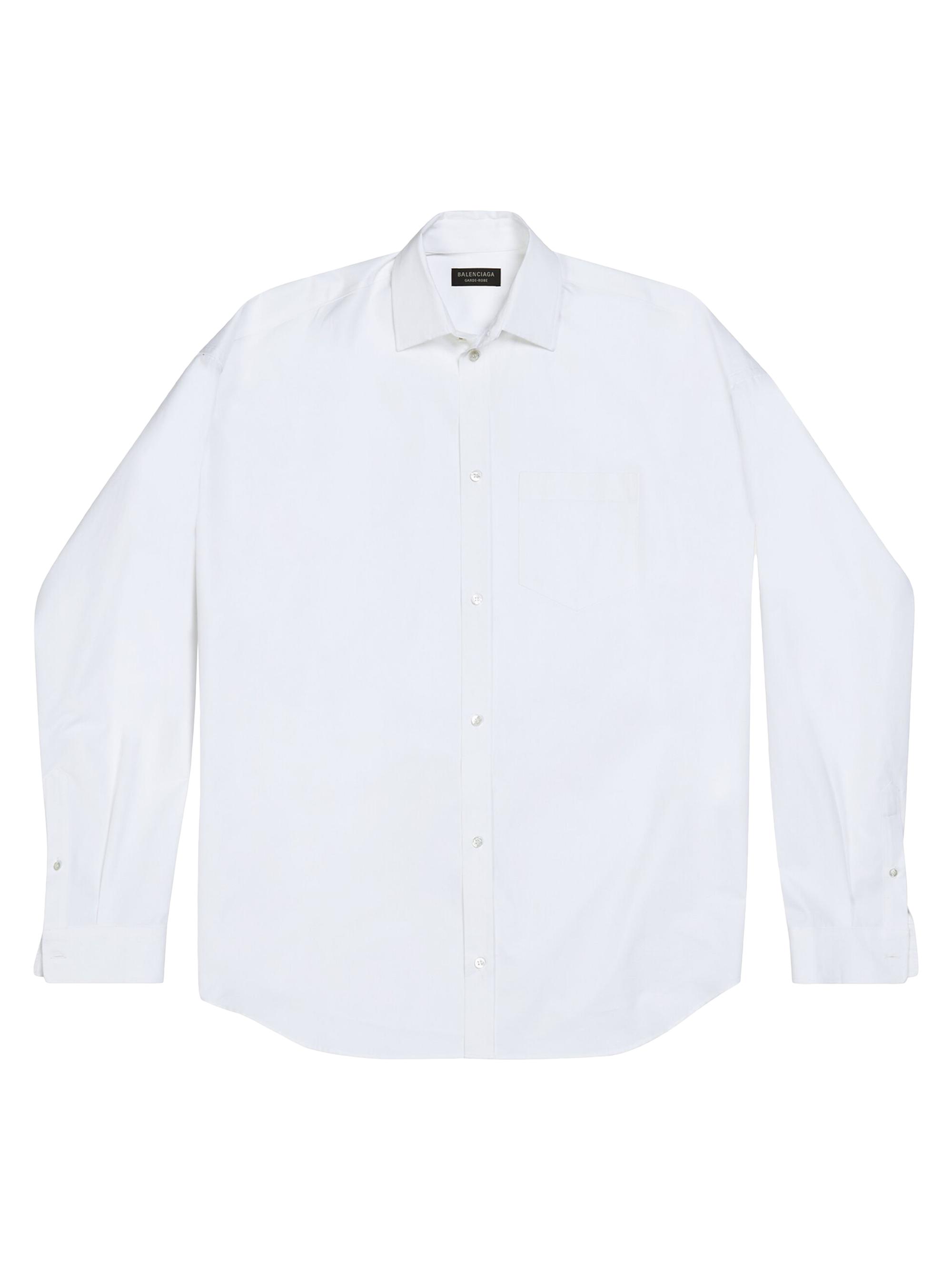 Balenciaga Men's Cocoon Shirt - White