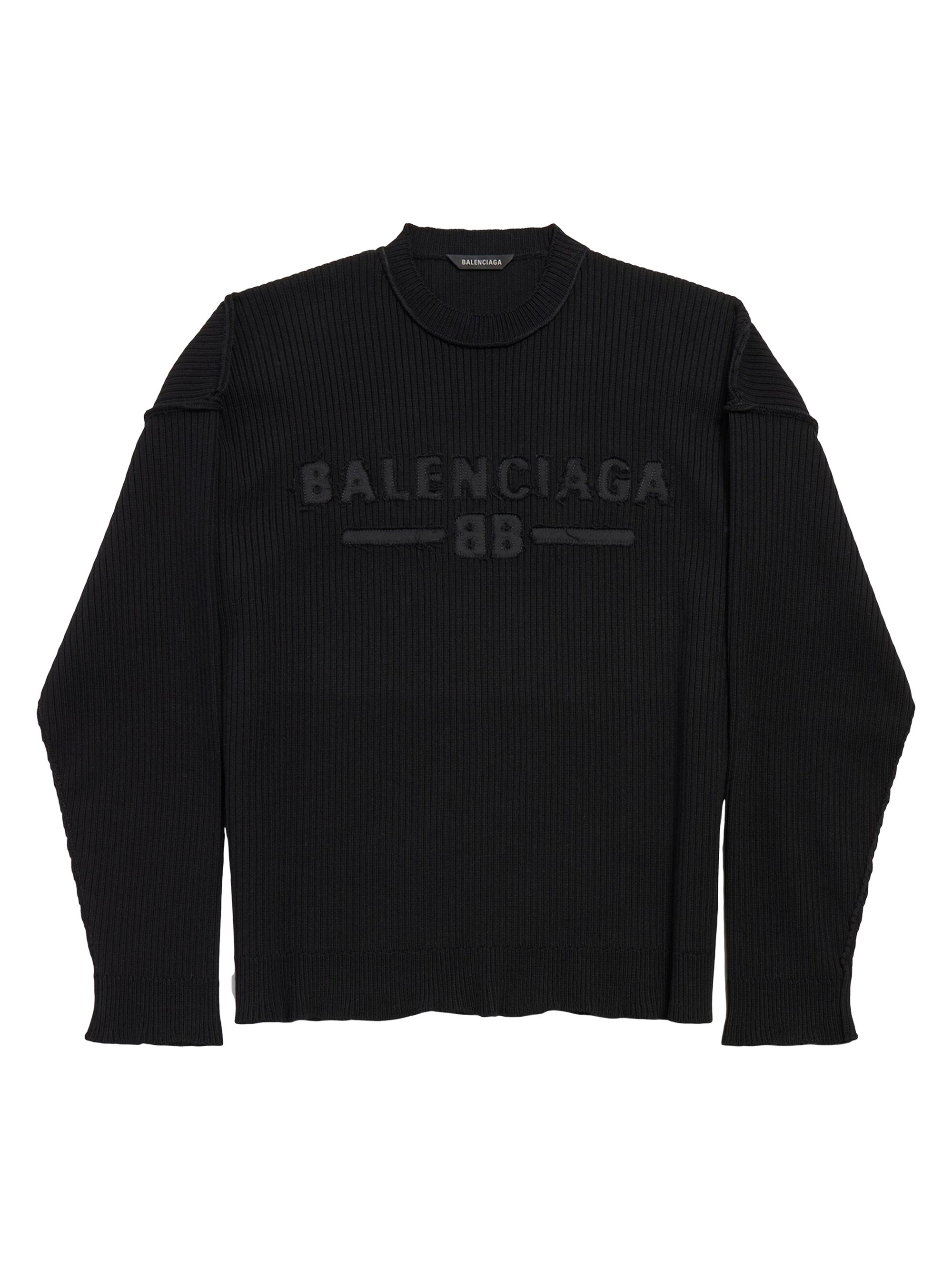Balenciaga Allover Logo Sweater | Saks Fifth Avenue