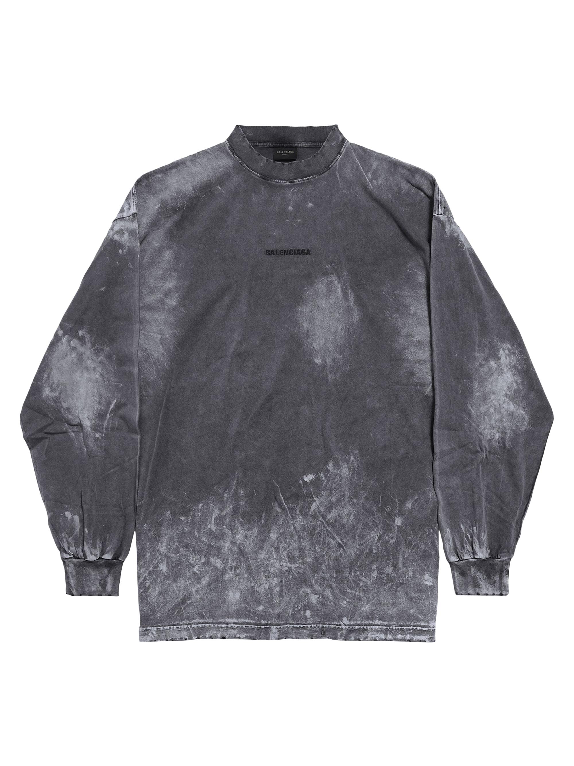 Balenciaga Offshore Long Sleeve Oversized T-Shirt | Saks
