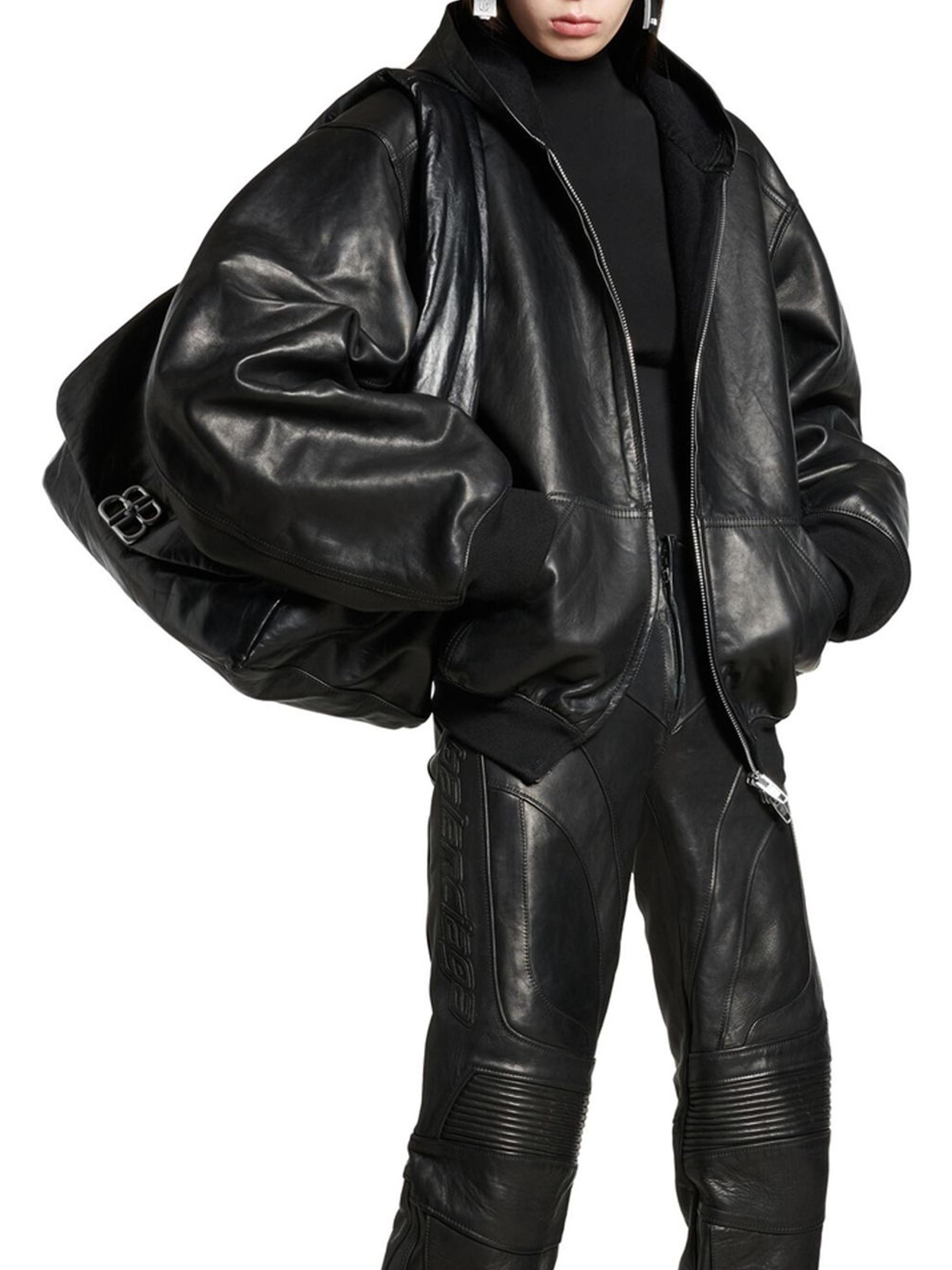 Balenciaga Lined Zip-Up Hoodie Large Fit | Saks Fifth Avenue