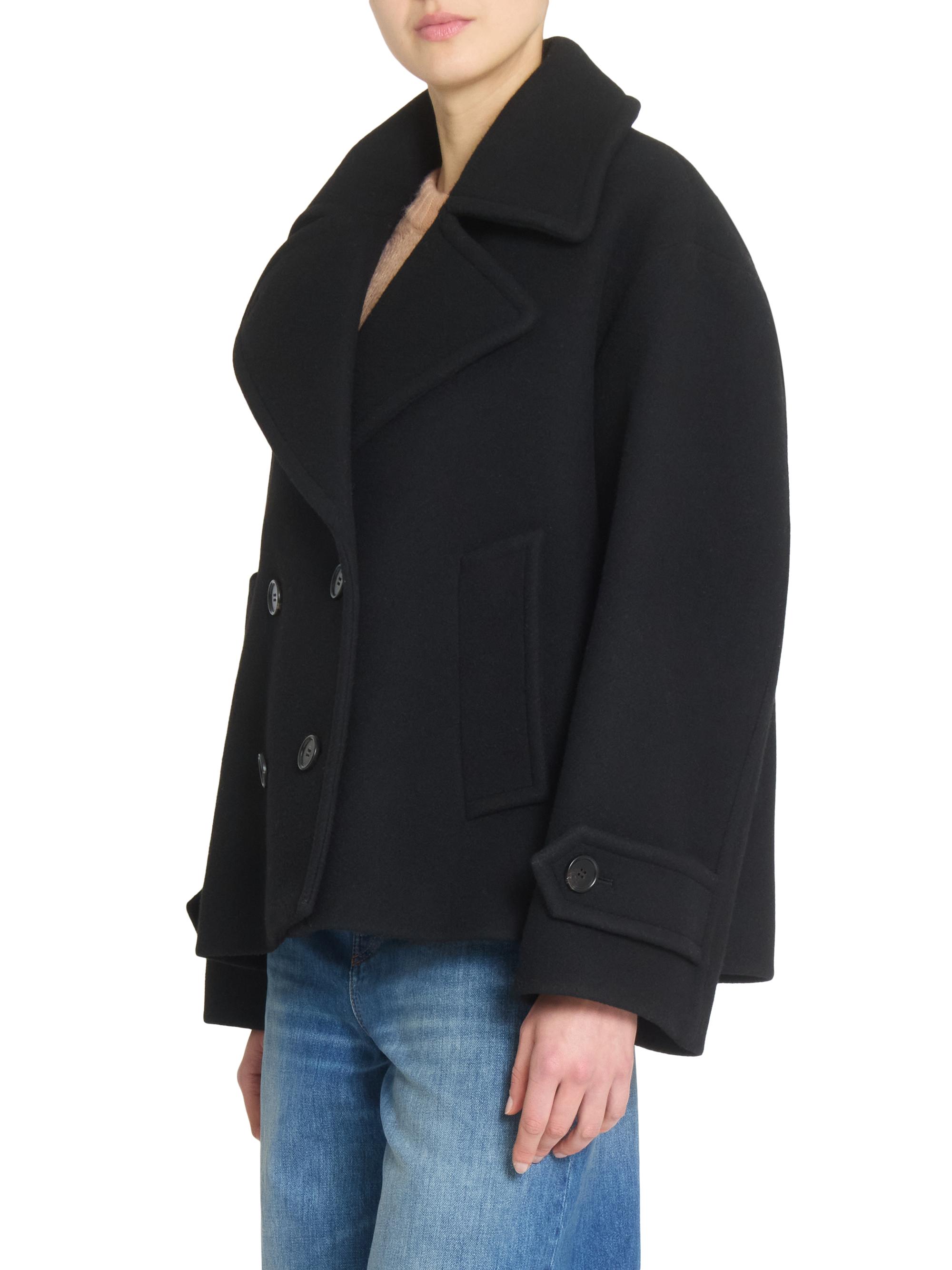 Chloé 黒 ウール オープンフロントコート 0400022783040_BLACK?wid=830&