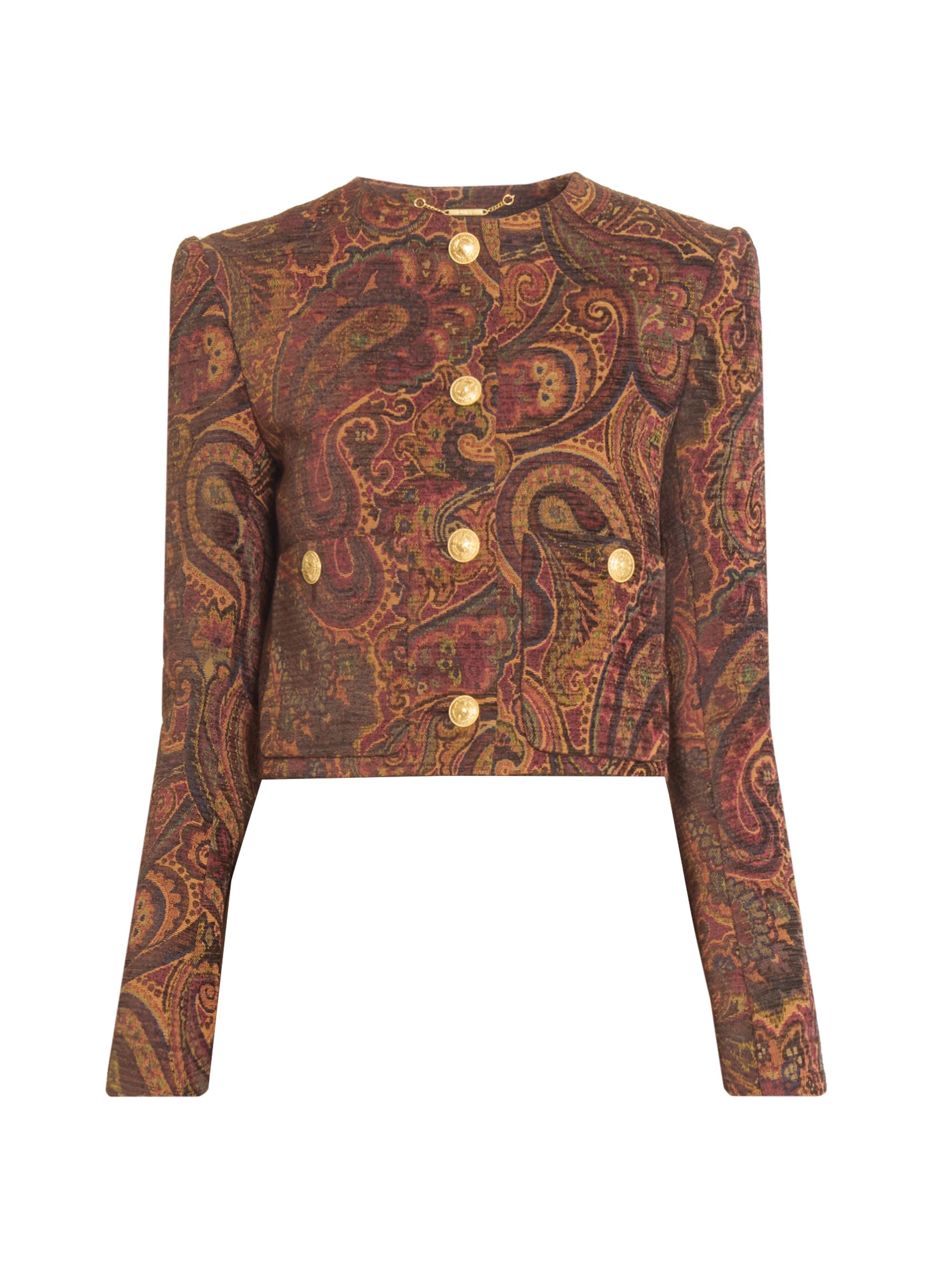 Chloé Paisley Print Collarless Jacket | Saks Fifth Avenue