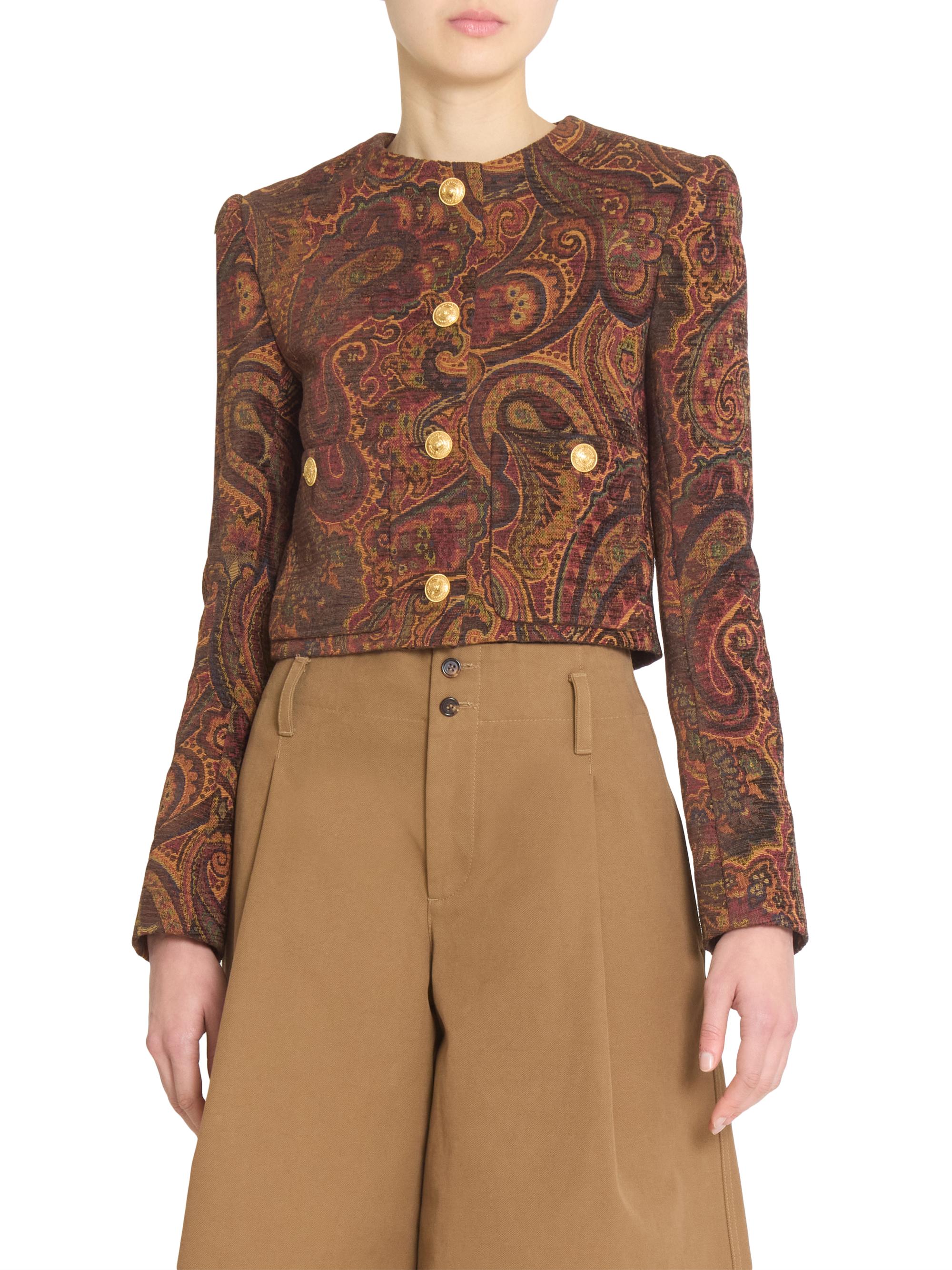 Chloé Paisley Print Collarless Jacket | Saks Fifth Avenue