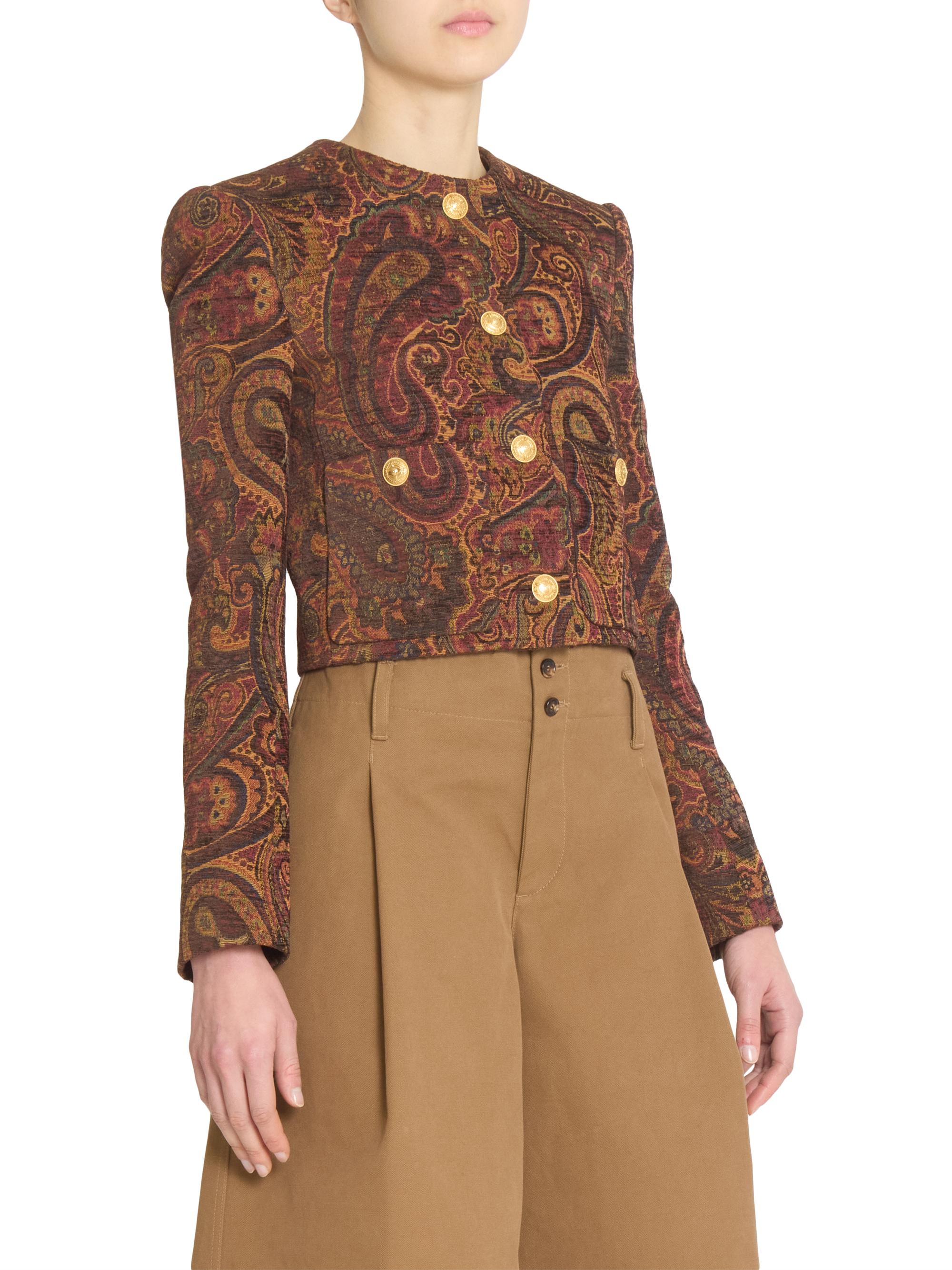 Chloé Paisley Print Collarless Jacket | Saks Fifth Avenue