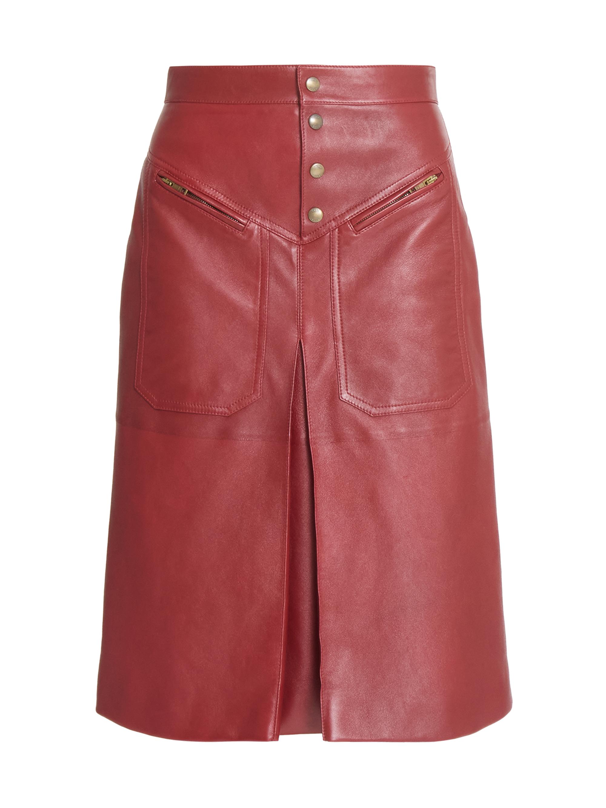 アメリ CHLOE A LINE SKIRT blown S Chloé Leather A-Line Skirt | Saks Fifth Avenue